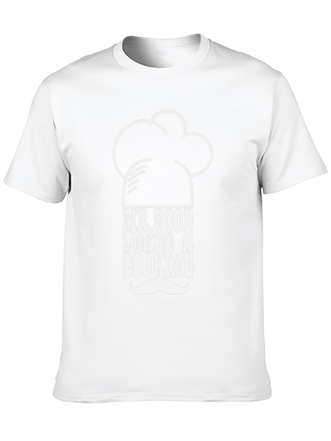 Black Mr. Good Looking is Cooking Funny Graphic Tee view 10