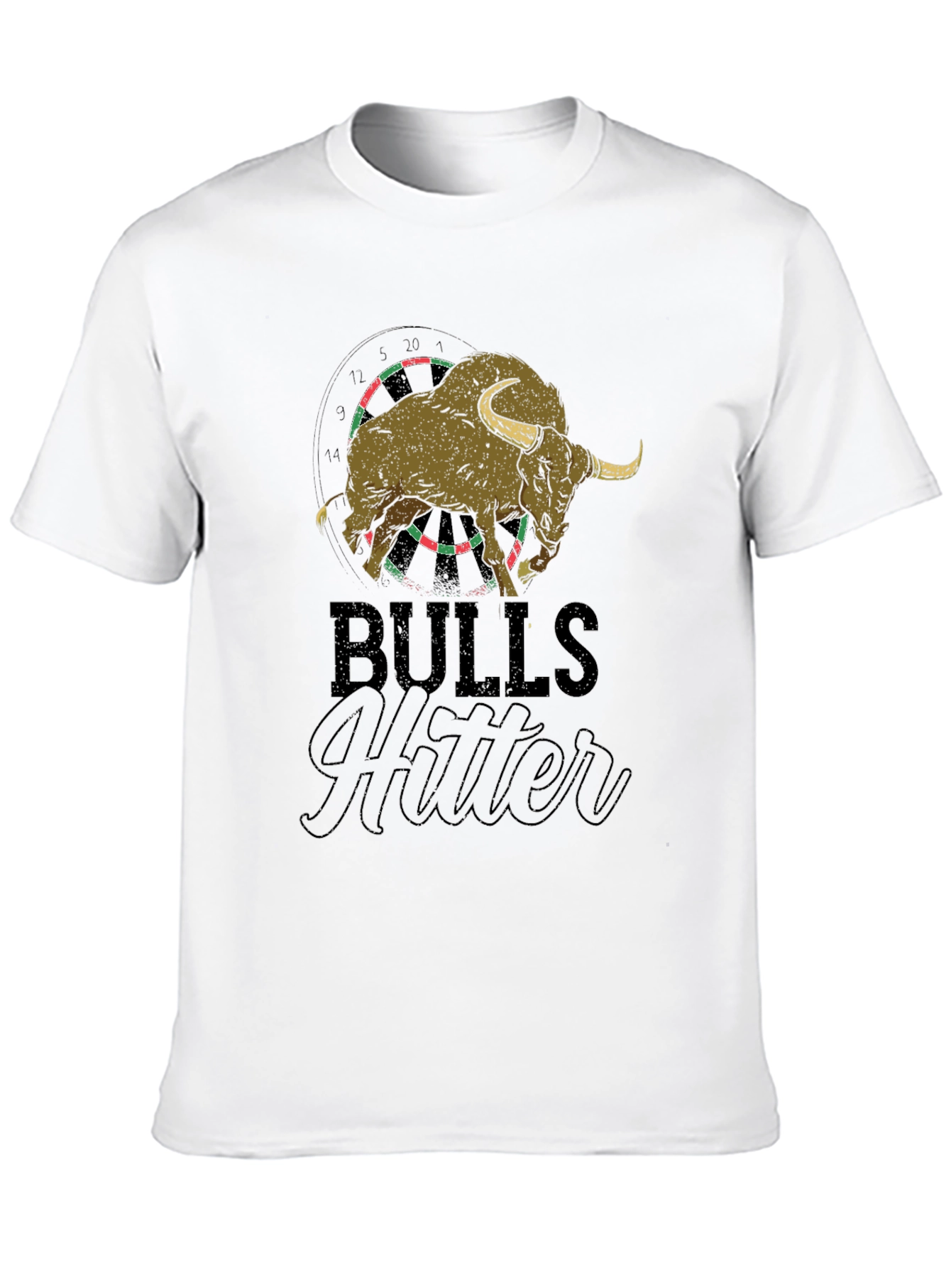 Black Bulls Hitter Graphic T-Shirt view 10