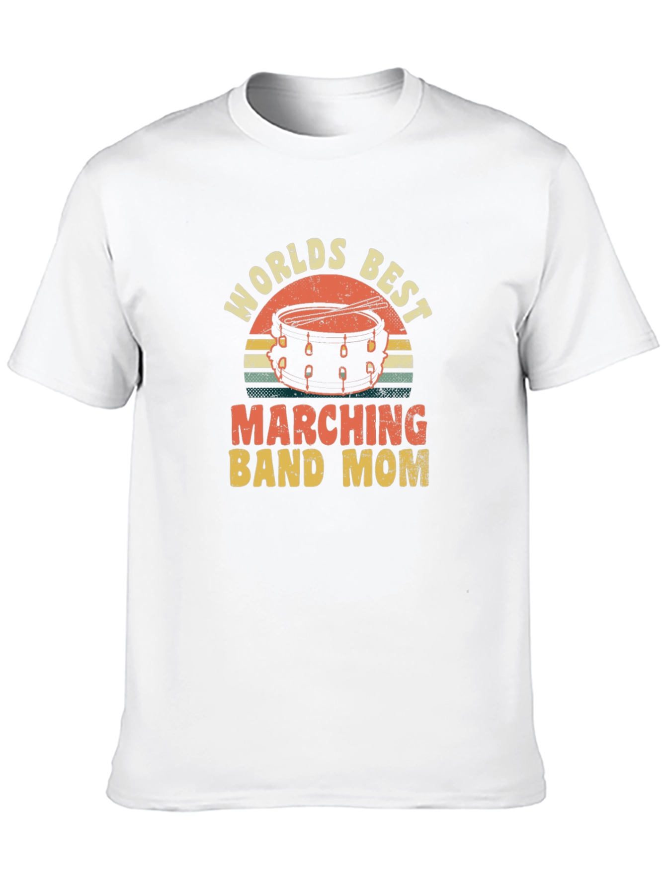 Black Worlds Best Marching Band Mom T-Shirt view 10