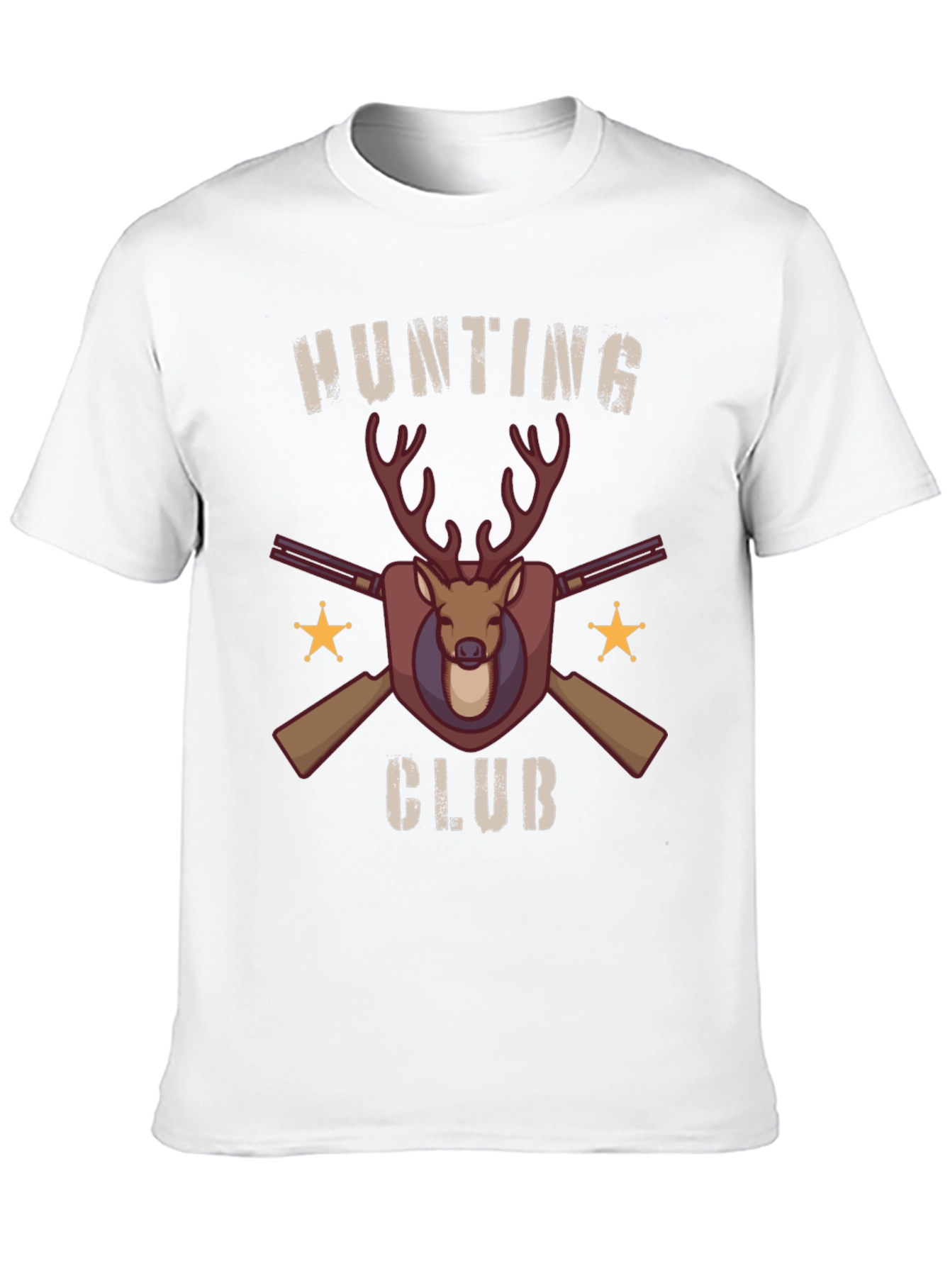Black Hunting Club Graphic T-Shirt - Black view 10