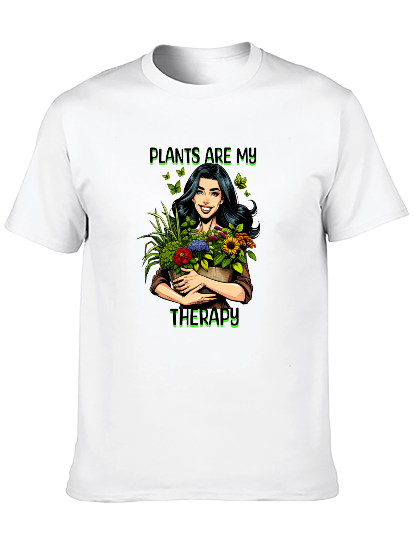 Plants Are My Therapy T-Shirt - 10
