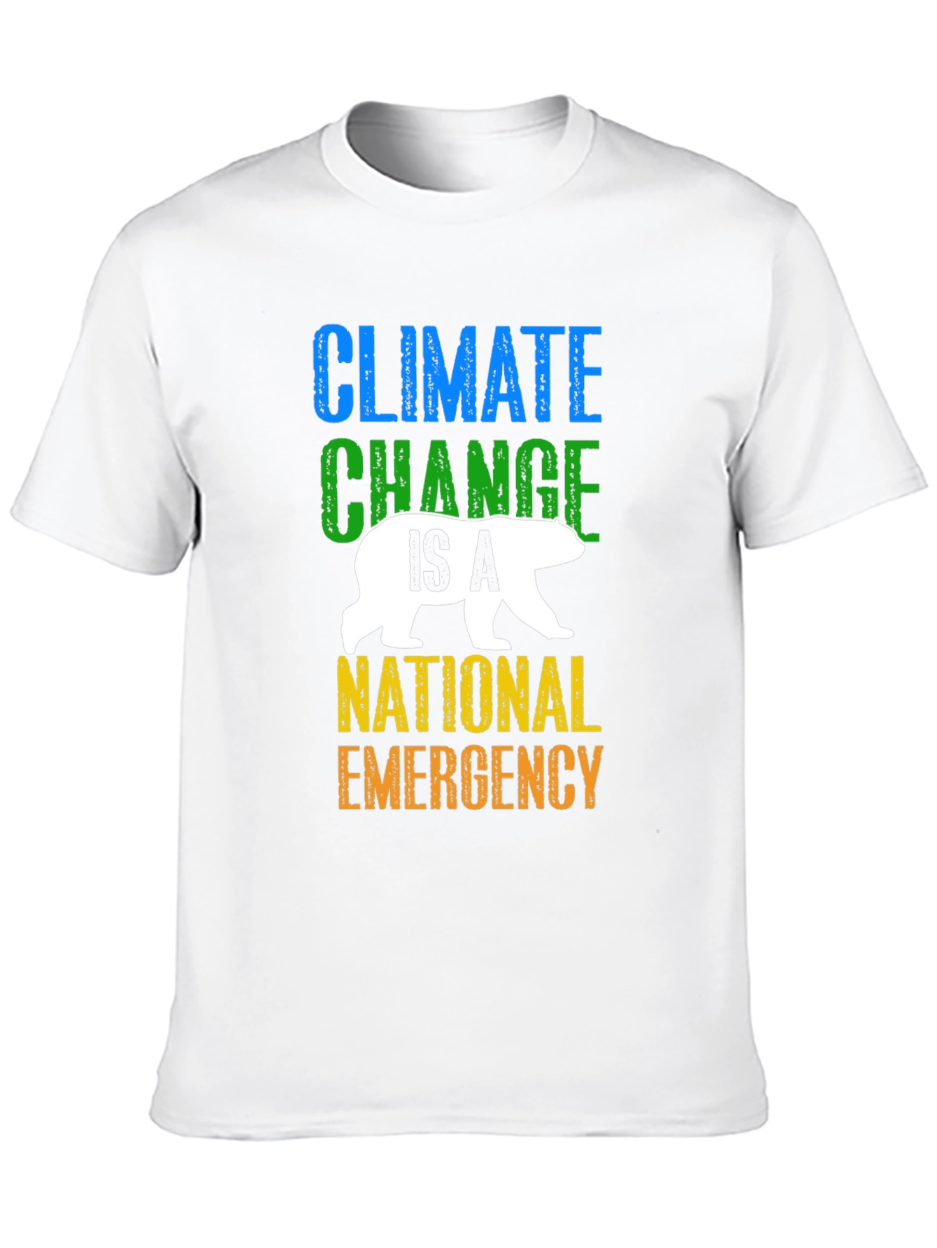 Black Climate Change is a National Emergency T-Shirt view 10
