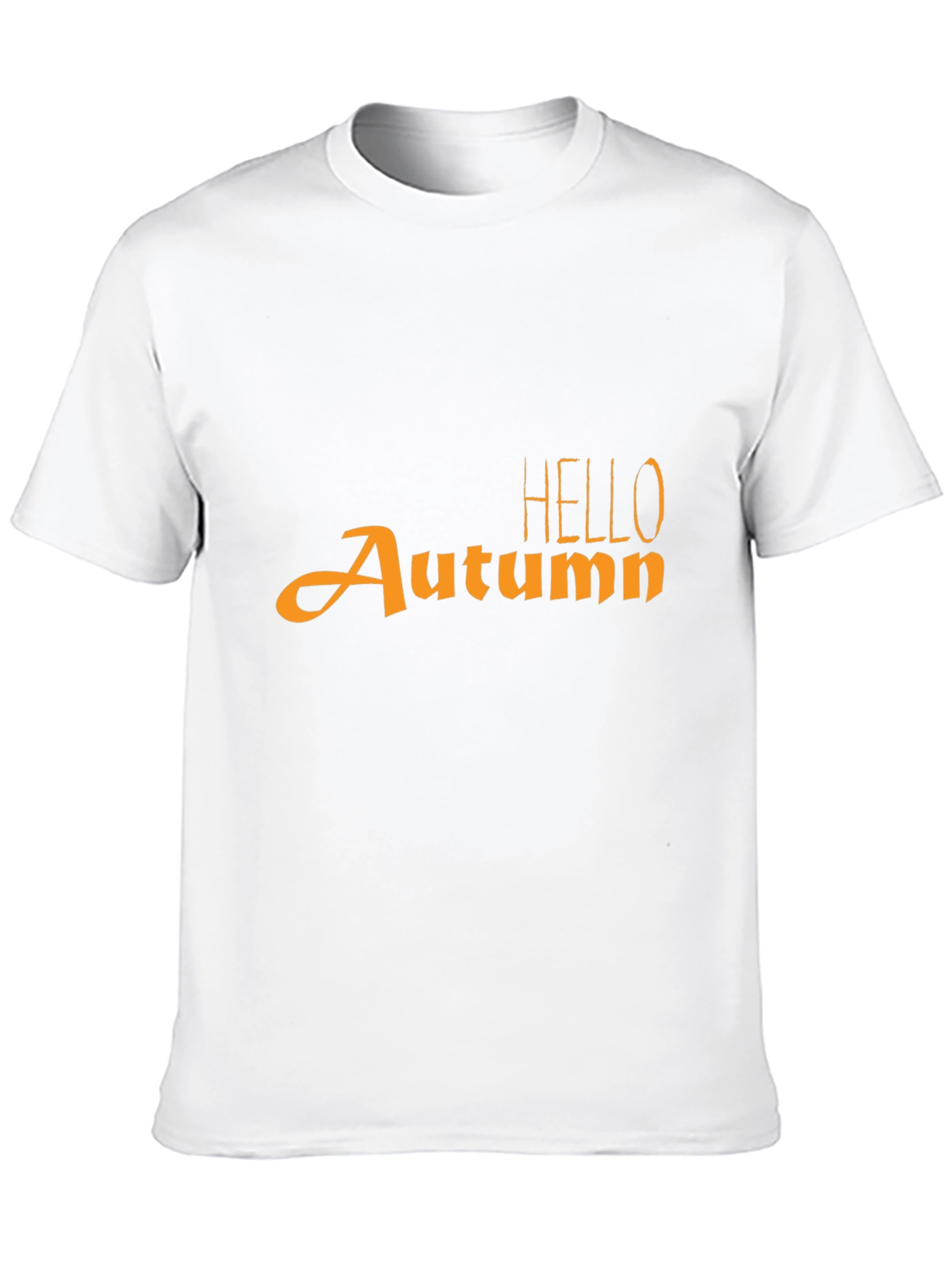 Black Hello Autumn Graphic Tee - Stylish Fall T-Shirt view 10
