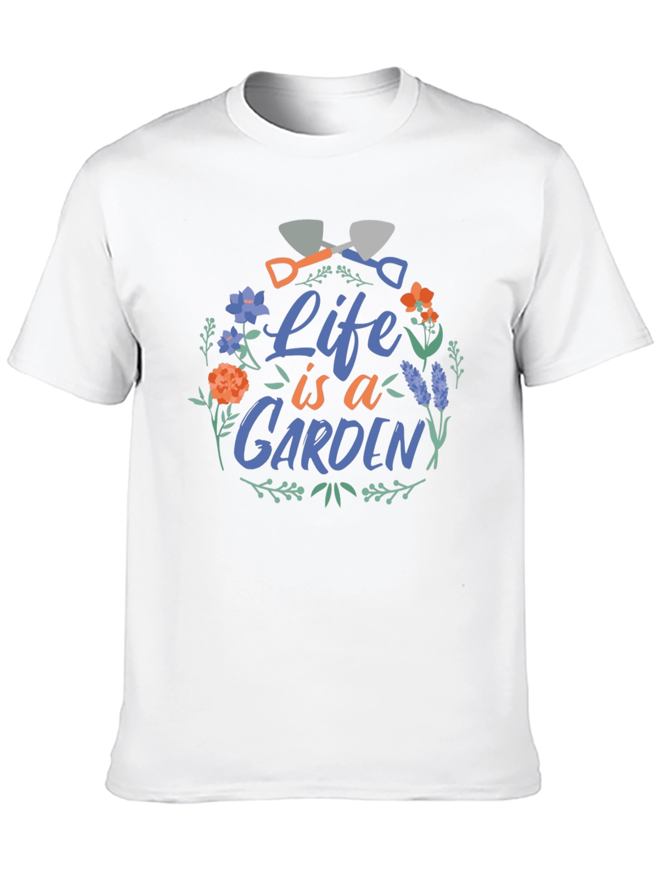 Black Life is a Garden T-Shirt - Floral Graphic Tee view 10