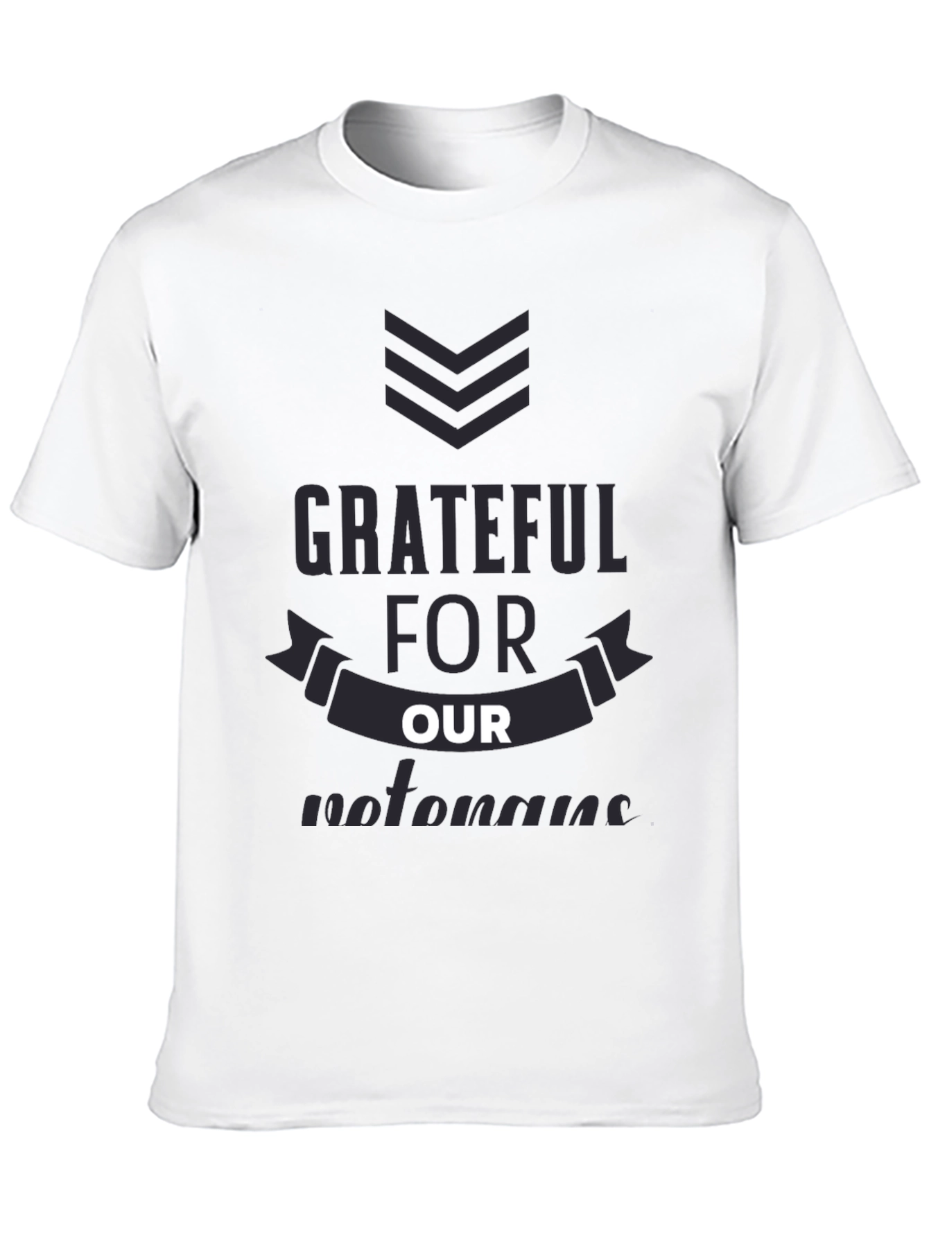 Black Grateful T-Shirt - Soft Cotton Blend Casual Wear view 10