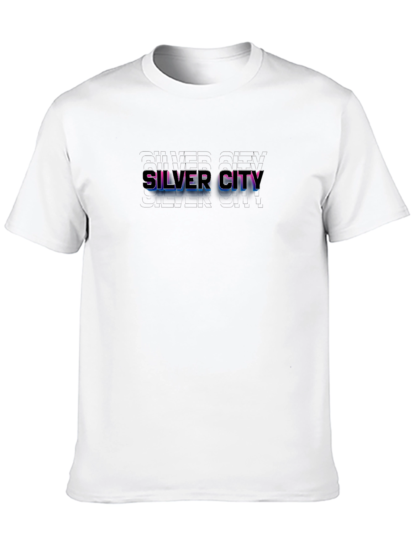 Black Silver City T-Shirt - Black view 10