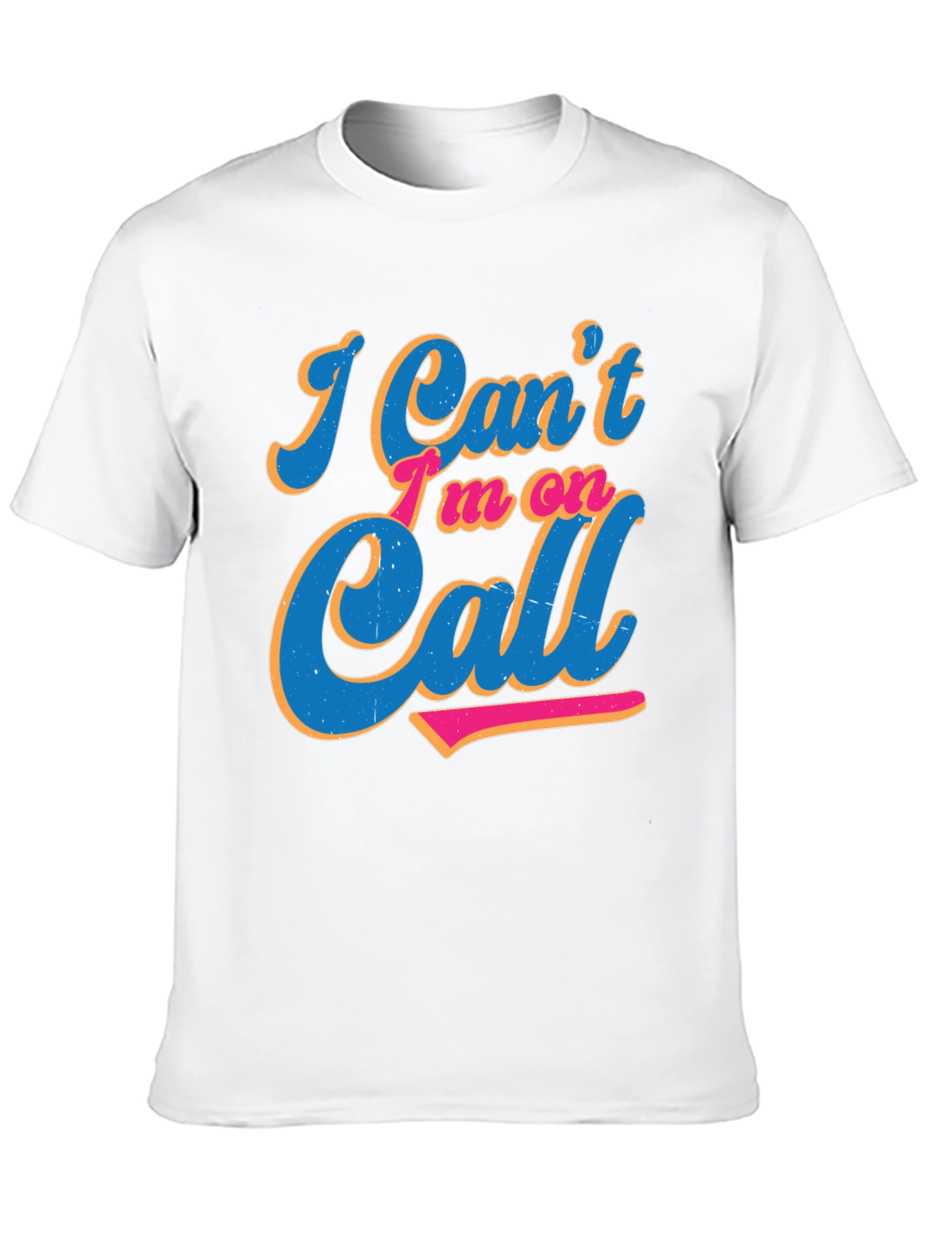 Black I'm On Call Graphic Tee - Black Crewneck Shirt view 10