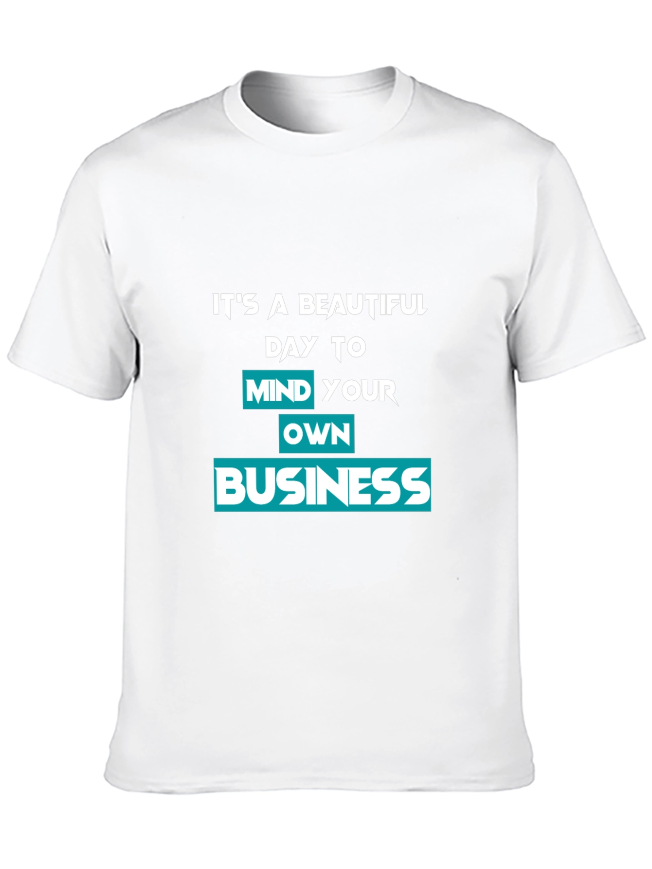 Black Mind Your Own Business Graphic Tee view 10