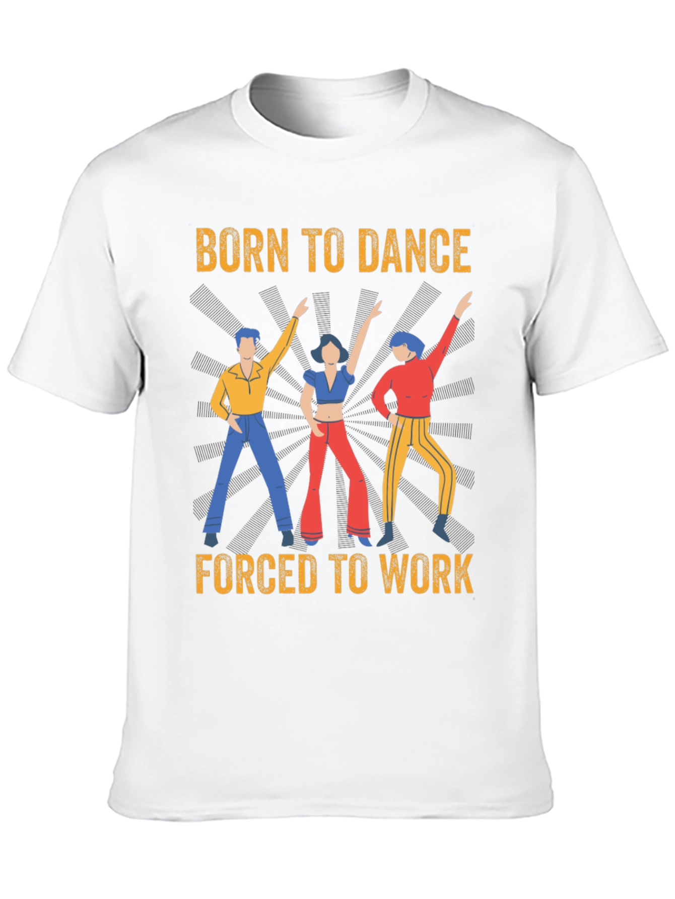Black Born To Dance T-Shirt view 10