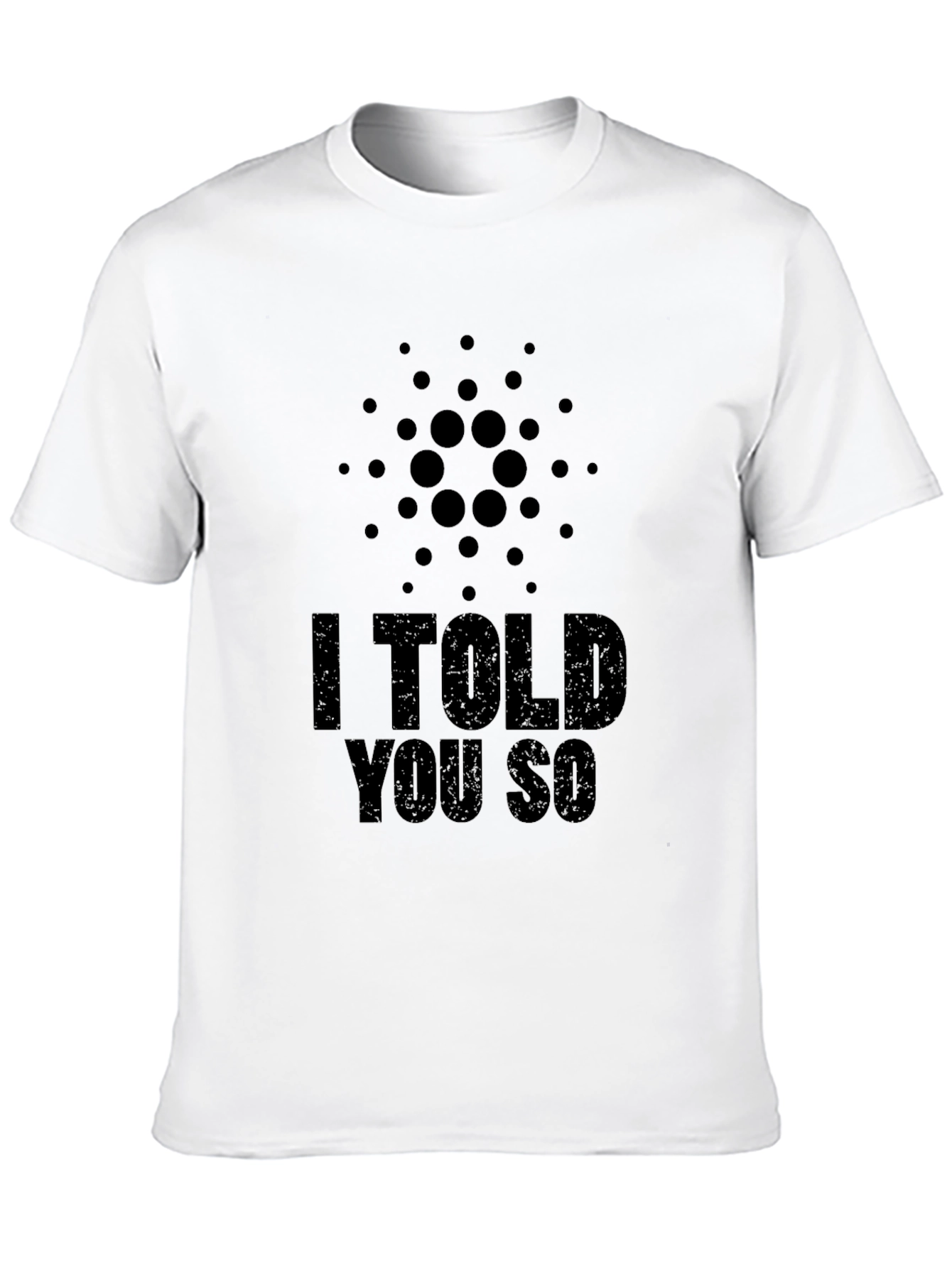 Black Cryptocurrency T-Shirt - I Told You So - Black view 10