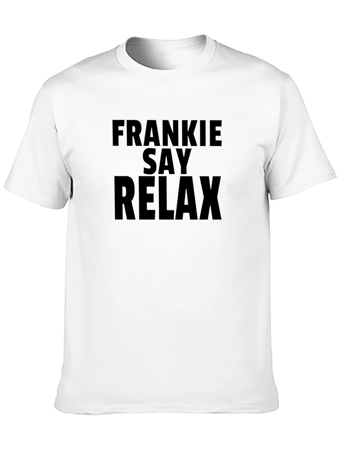 Black Frankie Say Relax Graphic Tee - Black view 10