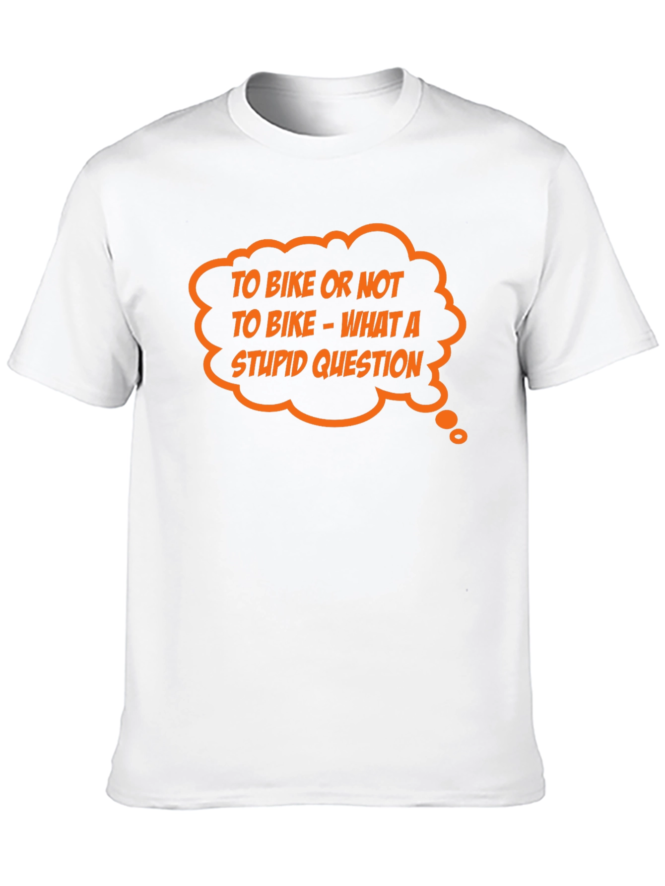 Black Funny Biker T-Shirt - To Bike or Not to Bike view 10