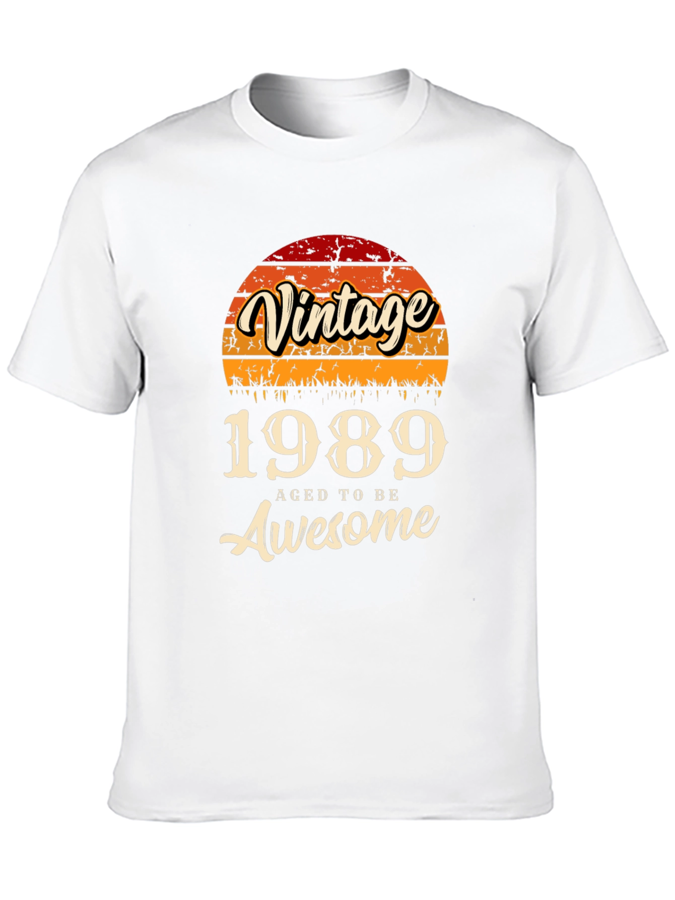 Black Vintage 1989 Aged To Be Awesome T-Shirt view 10
