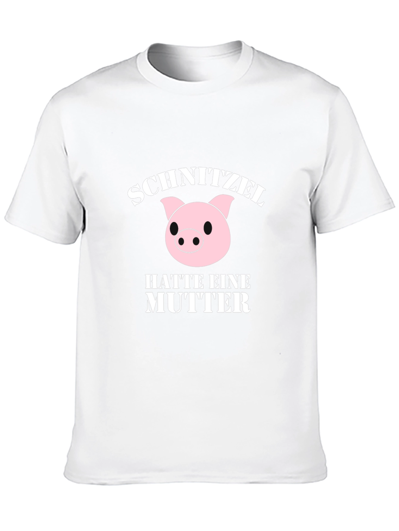 Black Schnitzel Had a Mother Funny Pig T-Shirt view 10