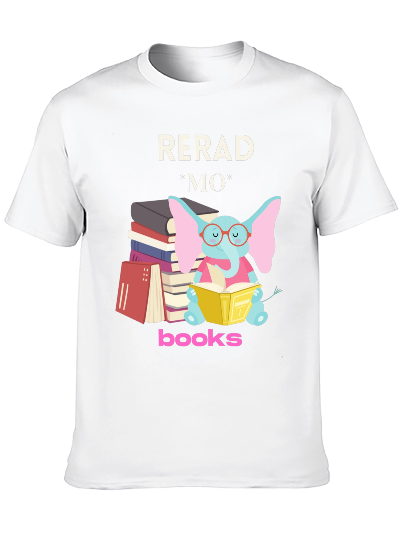 Black Read More Books T-Shirt view 10