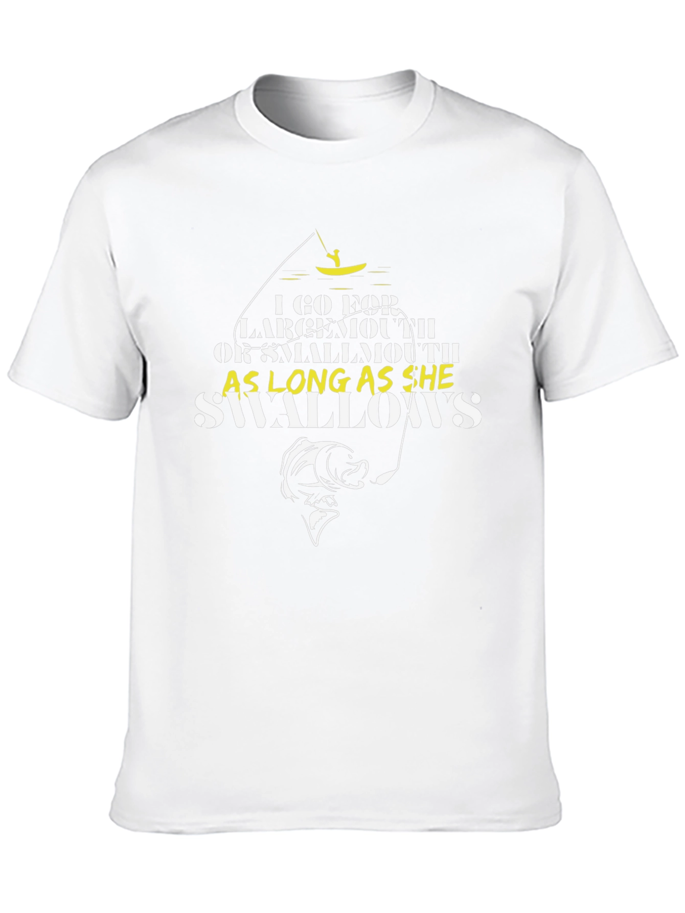 Black Funny Fishing Slogan T-Shirt view 10