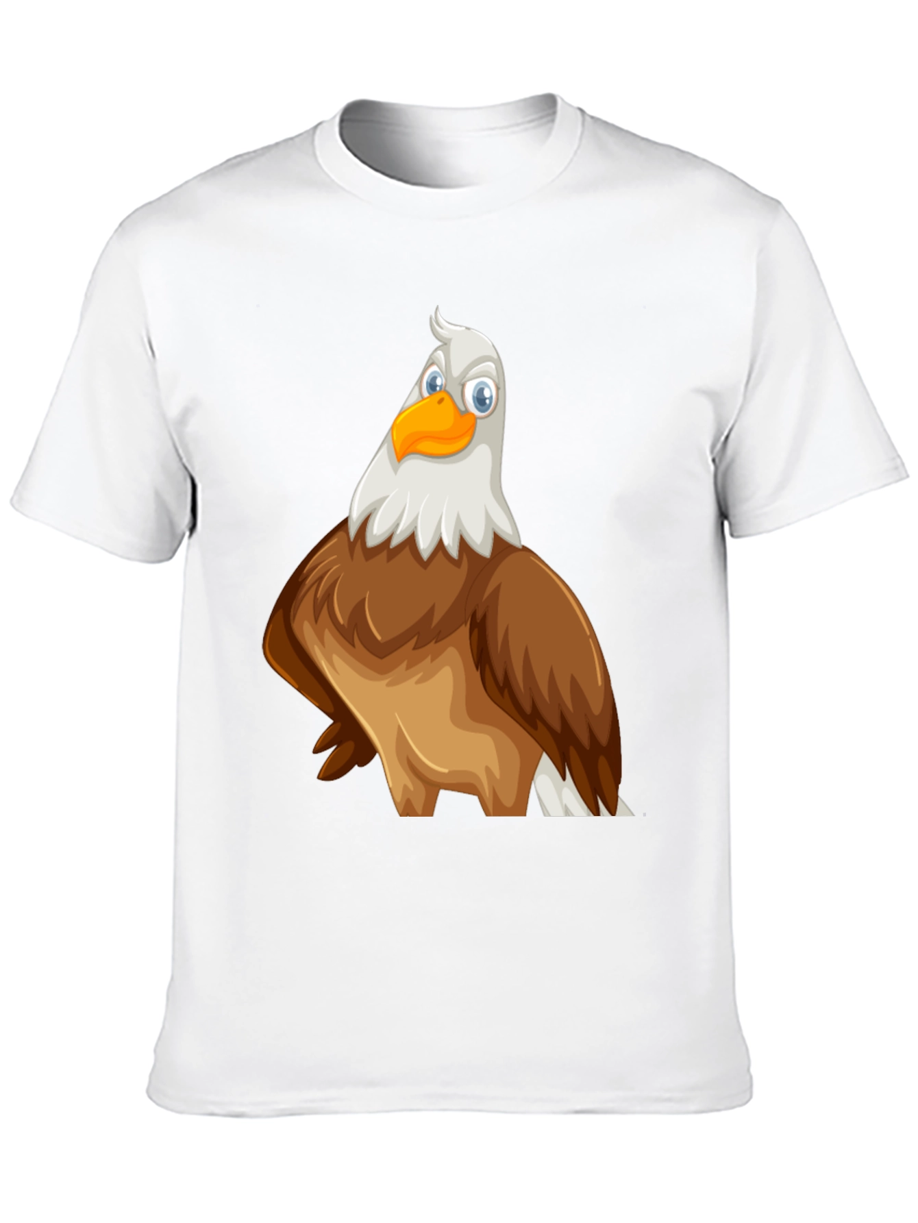 Black Eagle Cartoon Graphic Print Tee view 10