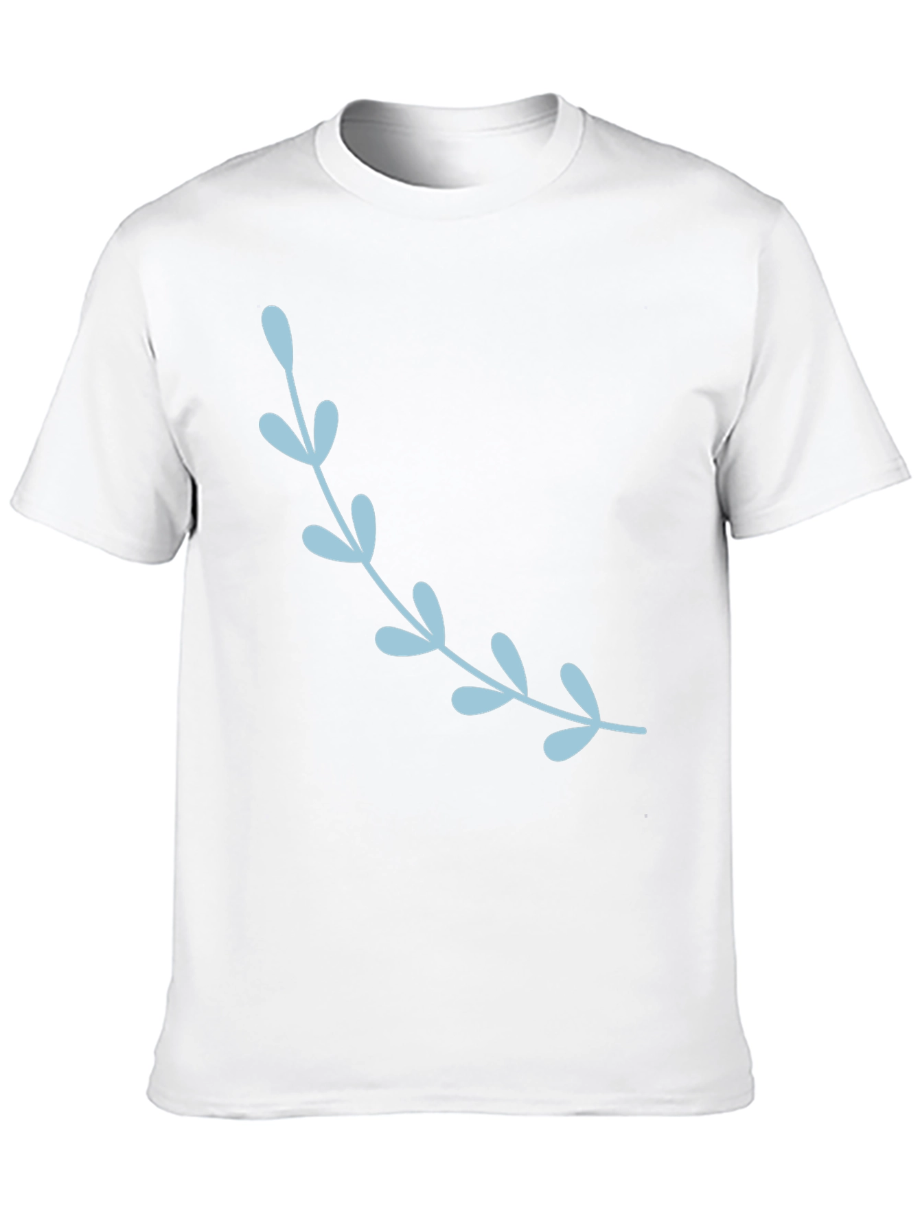 Black Stylish Black T-Shirt with Floral Accent view 10