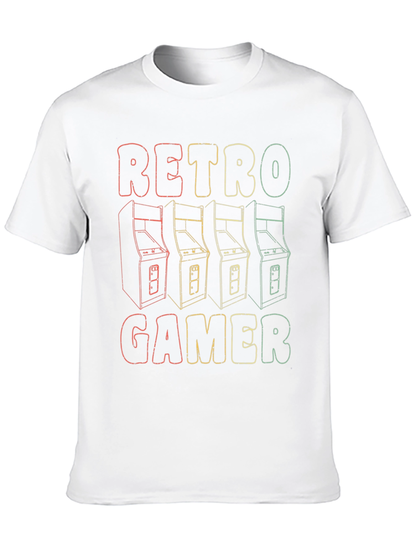 Black Retro Gamer T-Shirt - Classic Arcade Design view 10
