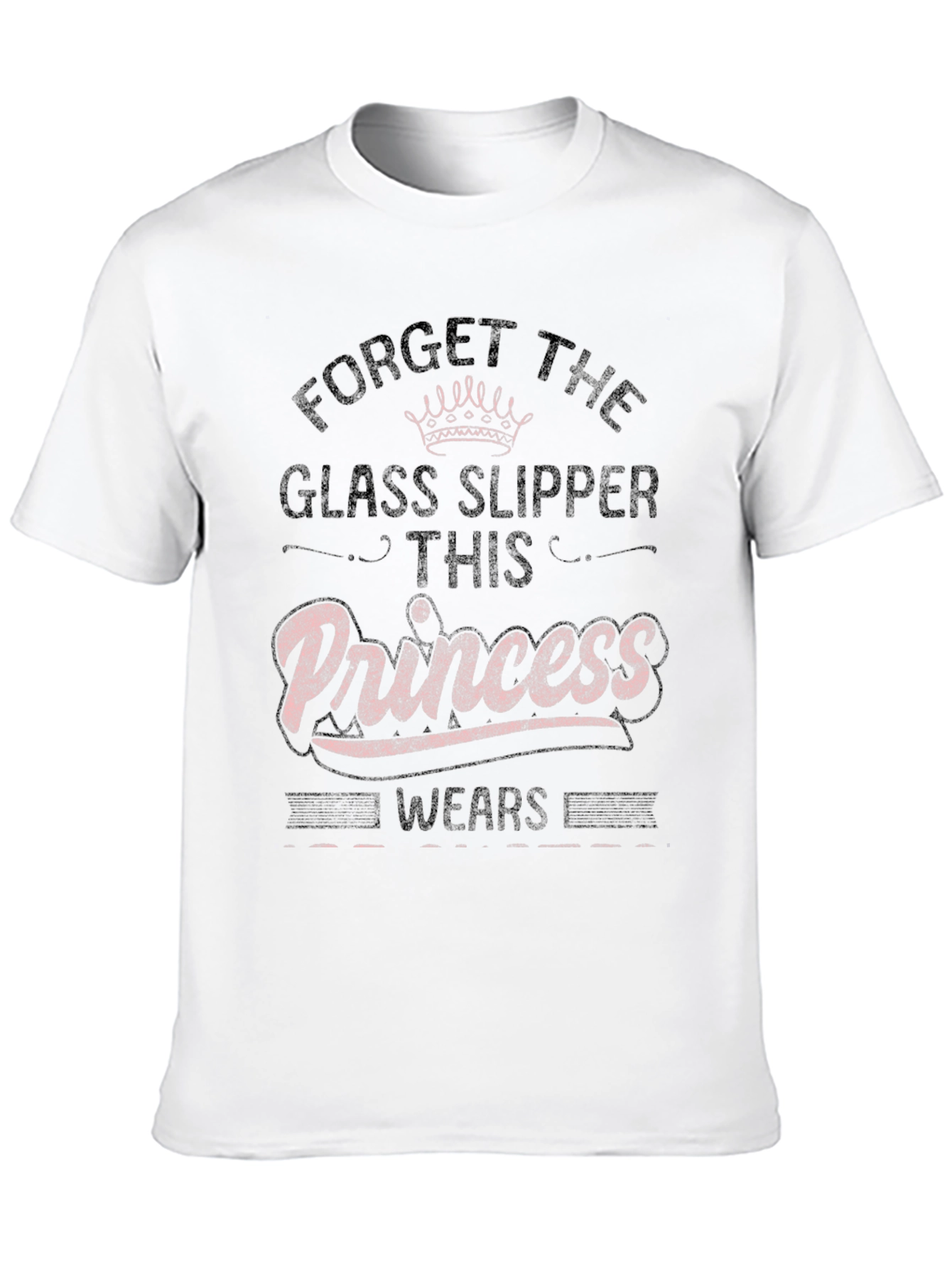 Black Princess Wears T-Shirt - Forget Glass Slippers view 10