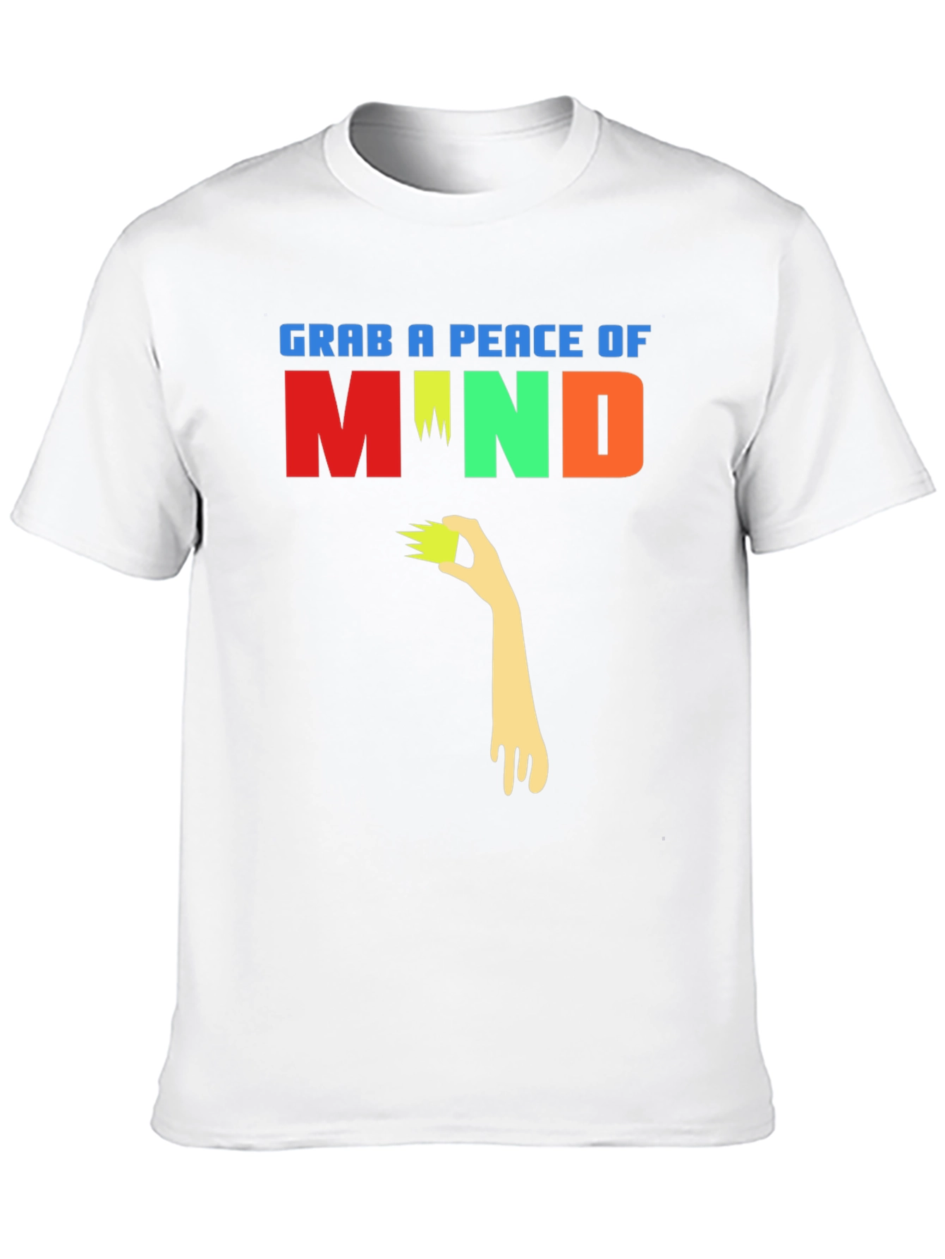 Black Grab A Peace Of Mind Graphic T-Shirt view 10
