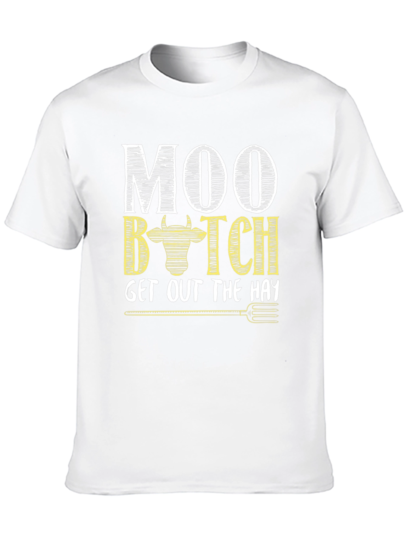 Black Moo B*tch T-Shirt - Farm Humor Novelty Tee view 10