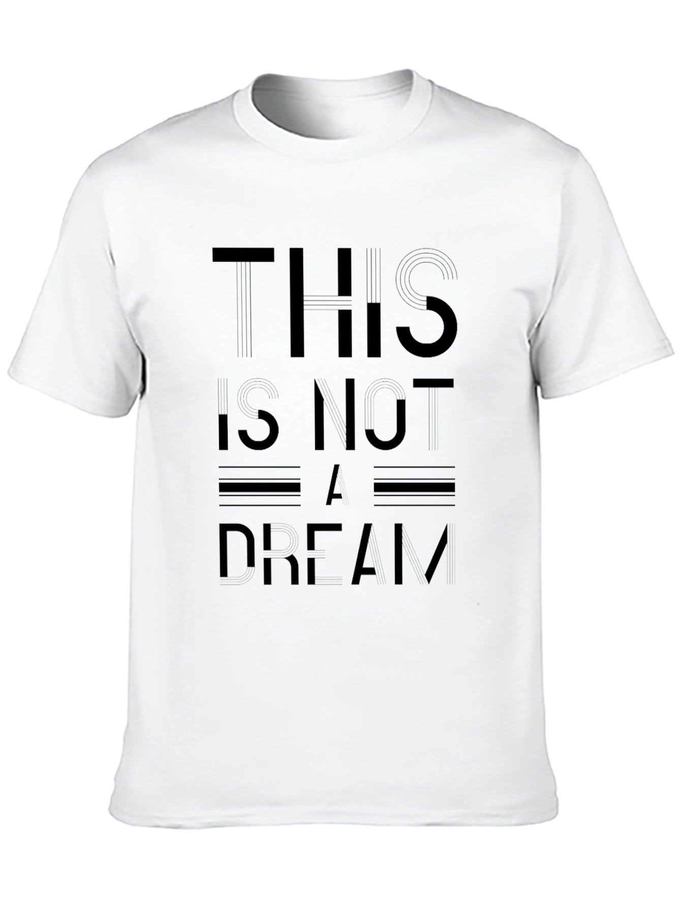 Black This Is Not A Dream Black Graphic Tee view 10