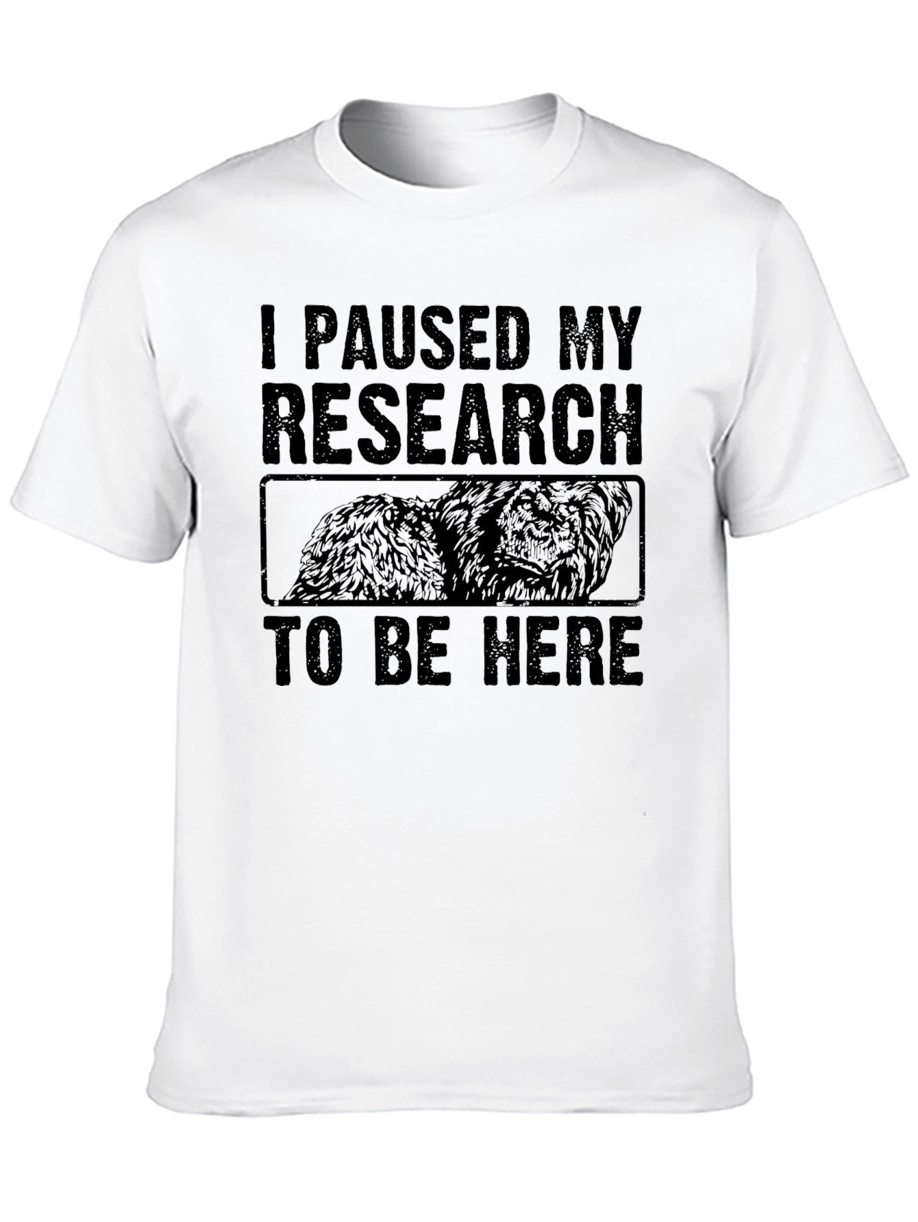 Black I Paused My Research T-Shirt view 10
