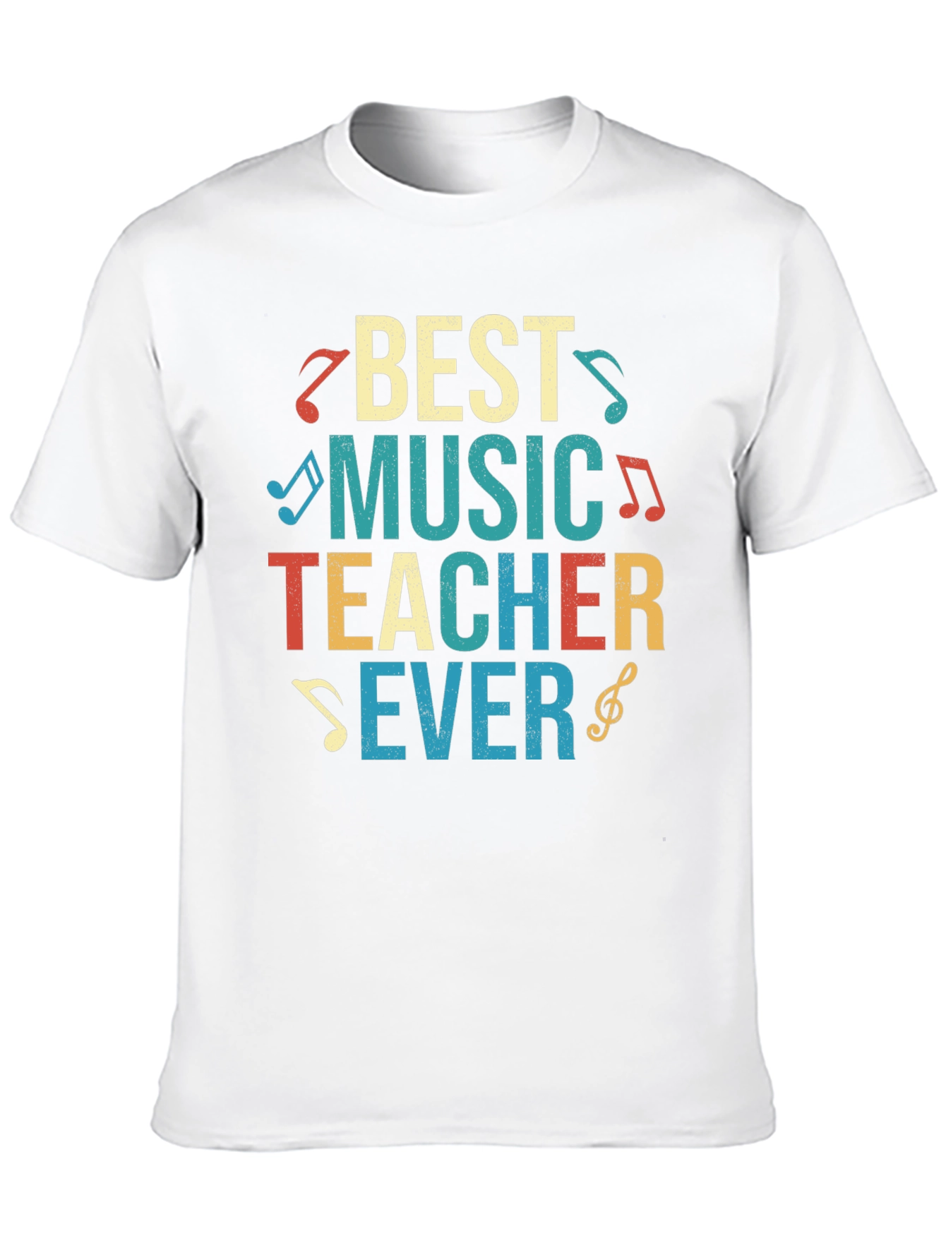 Black Best Music Teacher Ever T-Shirt - Musician Gift view 10