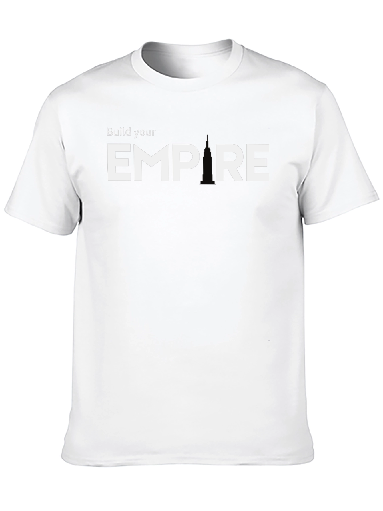 Black Build Your Empire Graphic Tee - Black Cotton Blend view 10