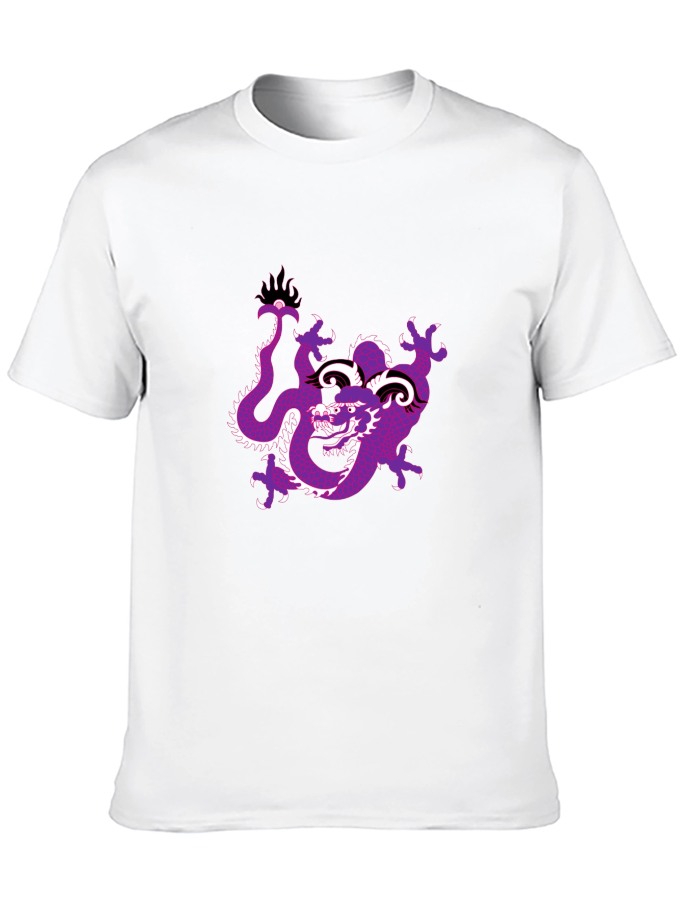 Black Dragon Graphic Tee - Black Cotton Blend view 10