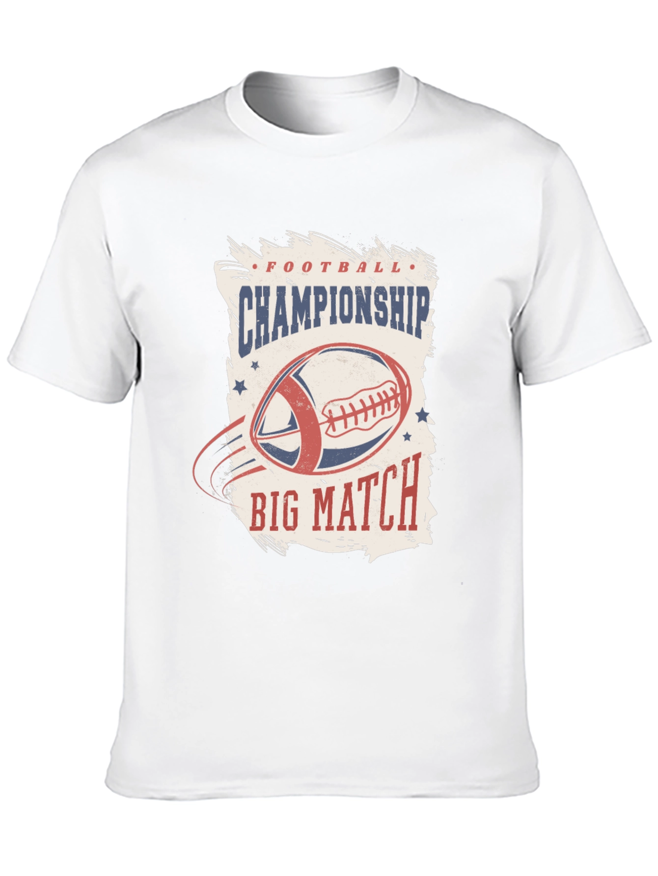 Black Football Championship Big Match Graphic Tee view 10