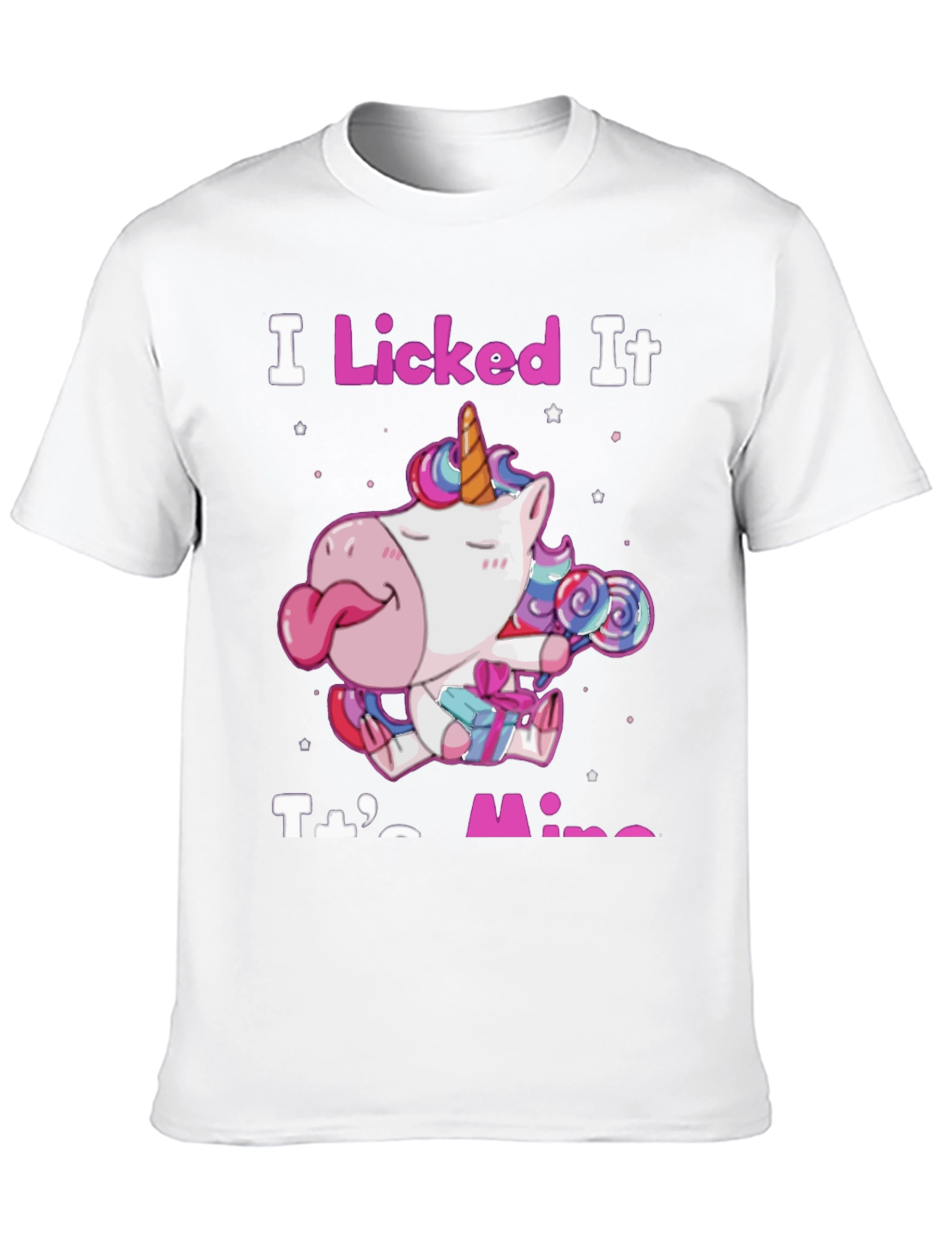 Black I Licked It Unicorn T-Shirt view 10