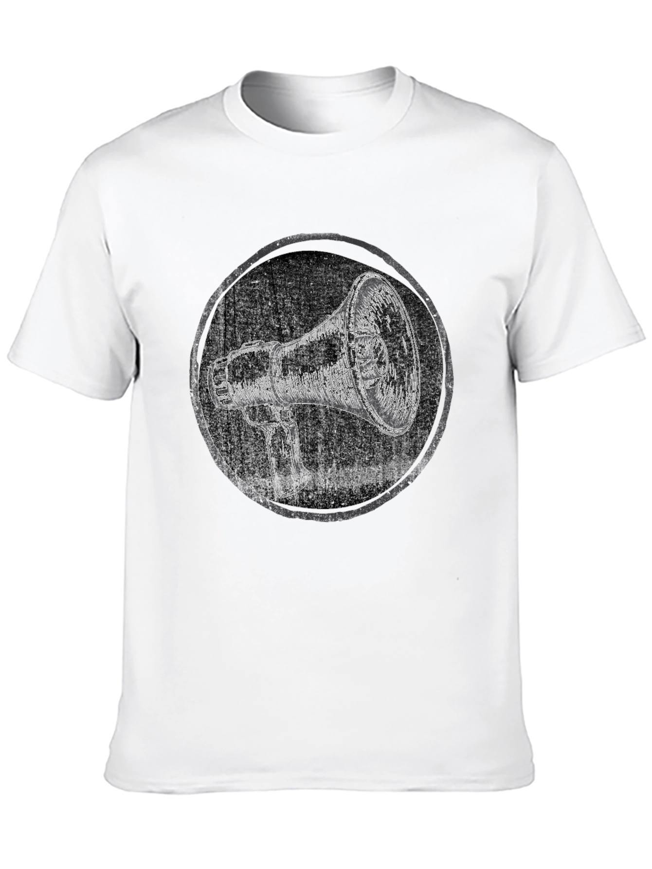 Black Megaphone Graphic Tee - Express Yourself! view 10