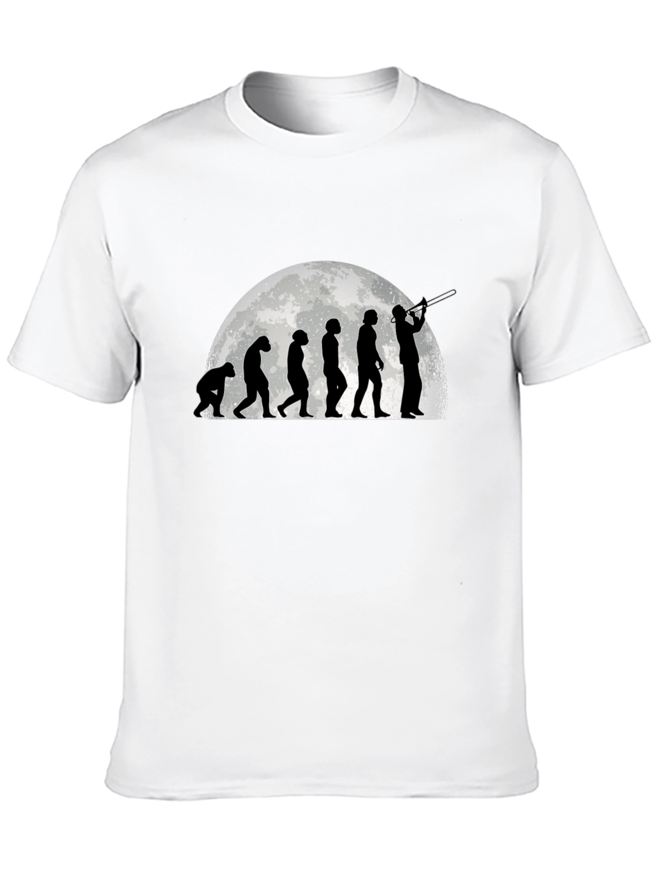 Black Trombone Evolution Black T-Shirt view 10