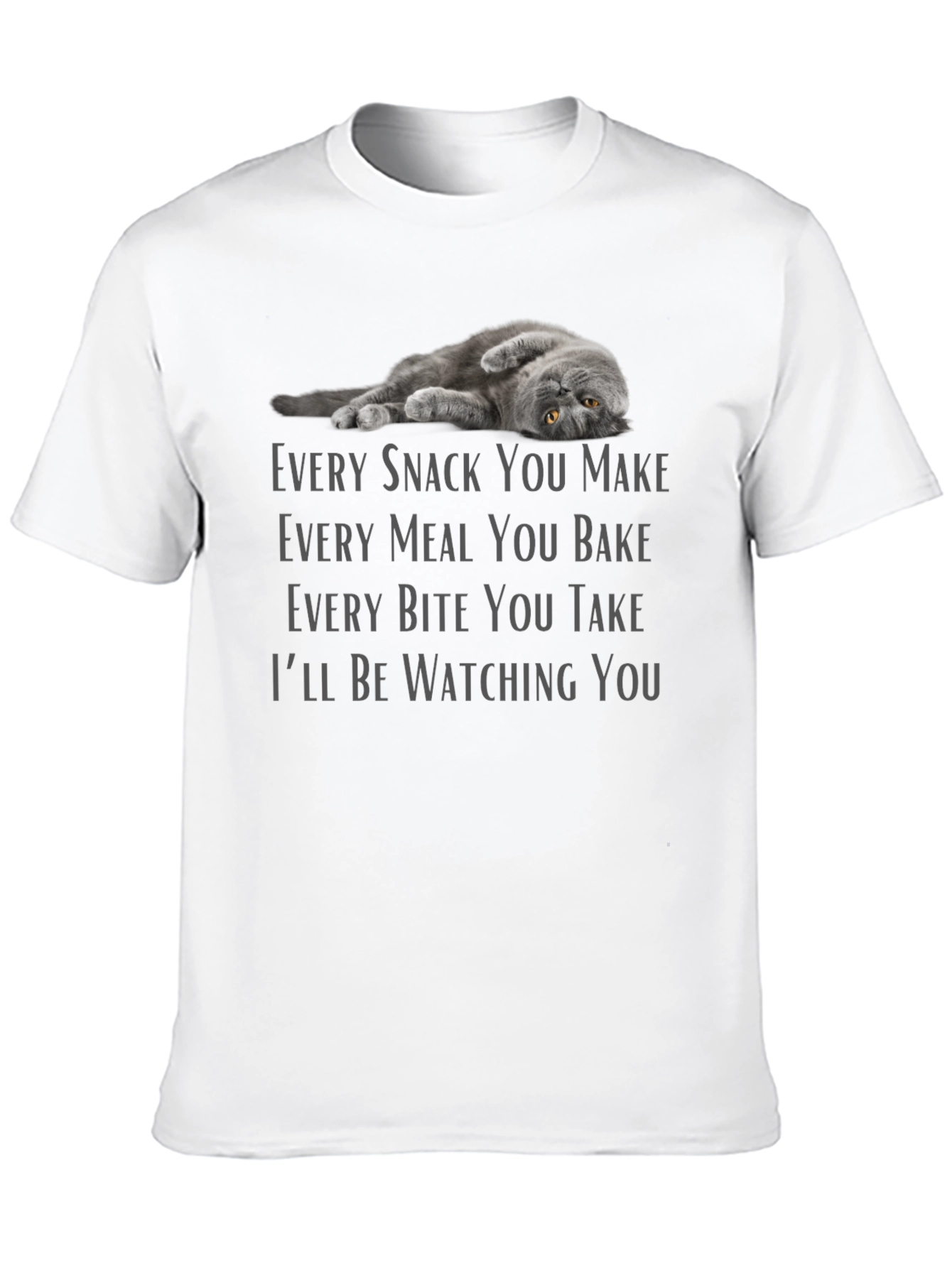 Black Every Snack You Make Cat T-Shirt view 10