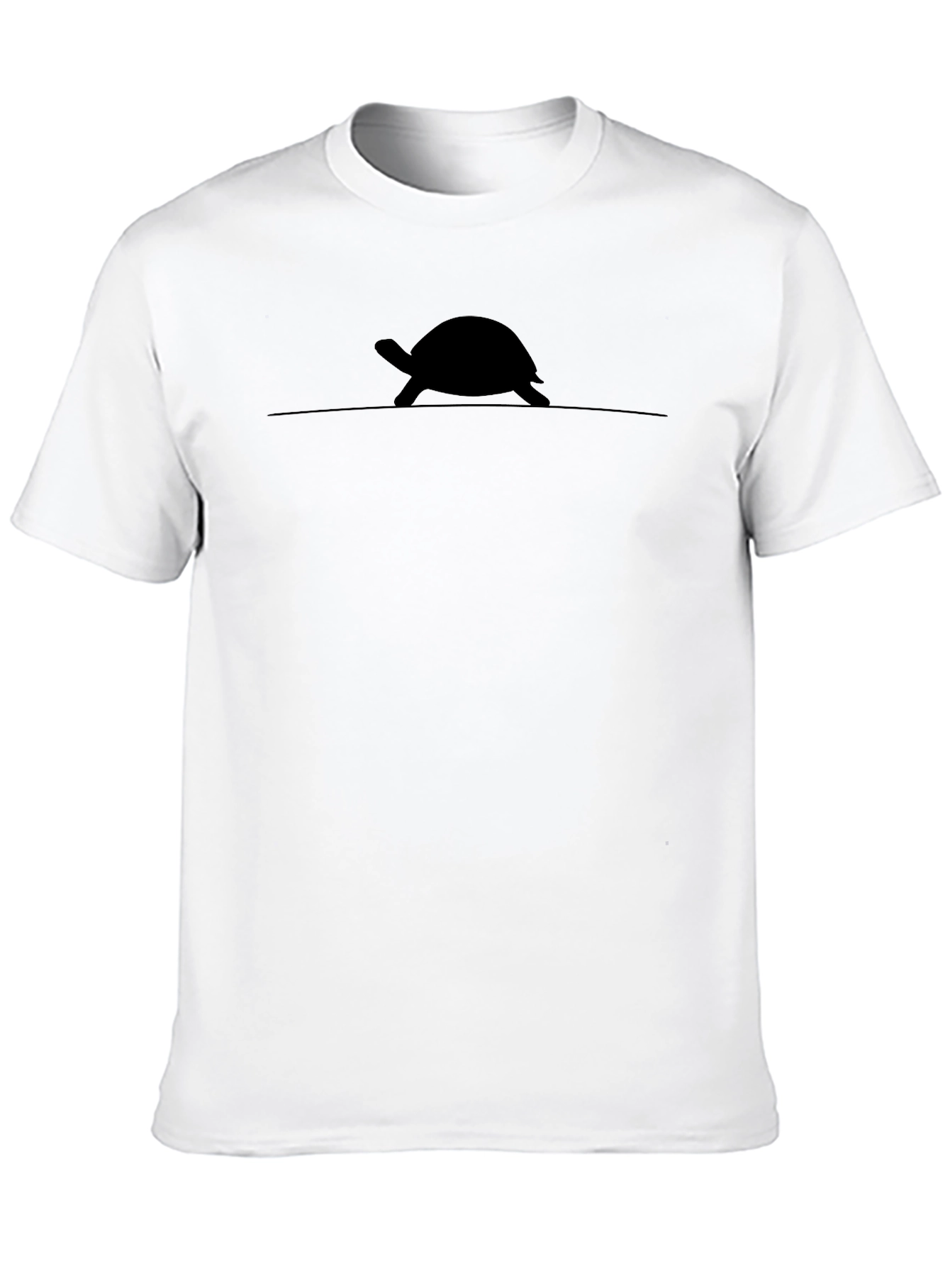 Black Turtle Silhouette Graphic Tee - Stylish & Comfortable view 10