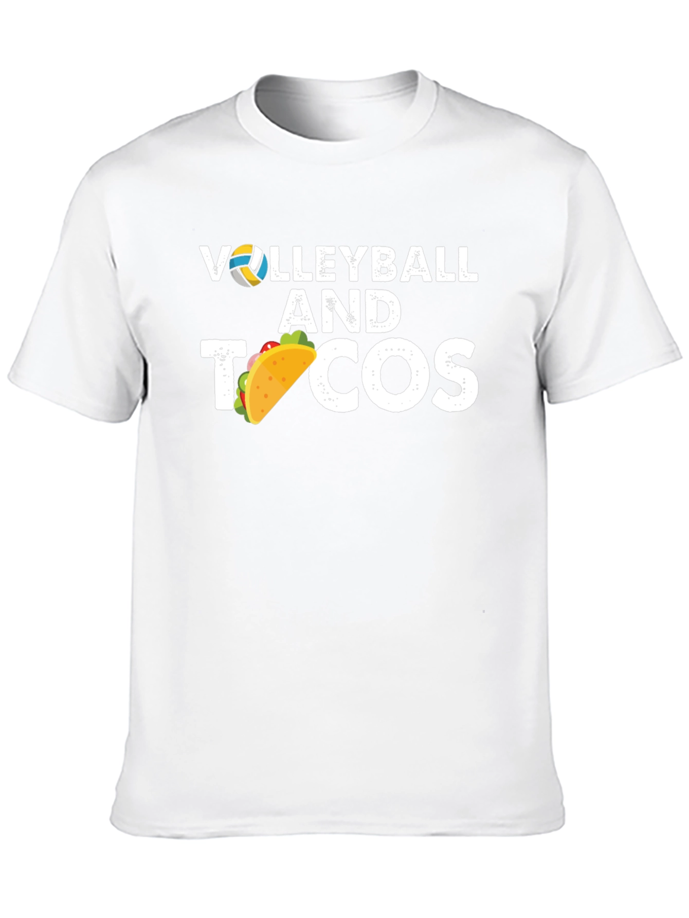 Black Volleyball & Tacos Graphic Tee - Black view 10