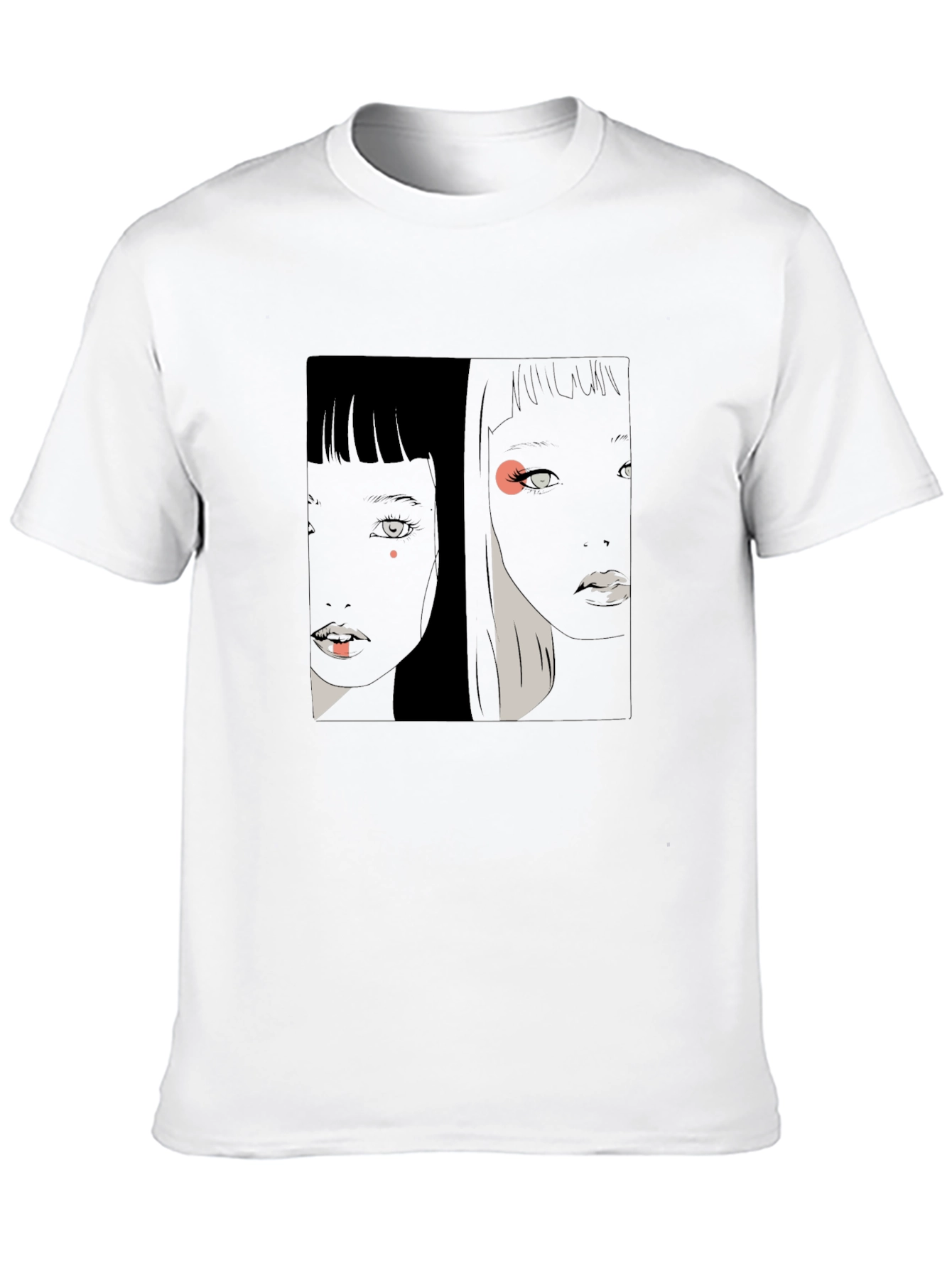 Black Abstract Graphic Print Black T-Shirt view 10