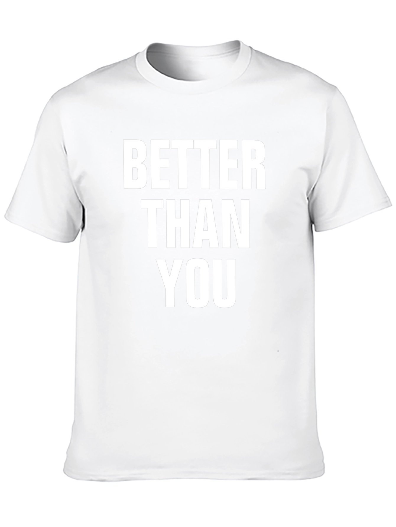 Black Better Than You Graphic Tee - Black Crew Neck view 10
