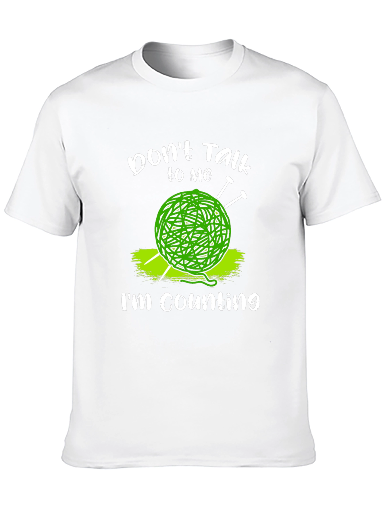 Black Knitting Lover T-Shirt - Don't Talk To Me view 10