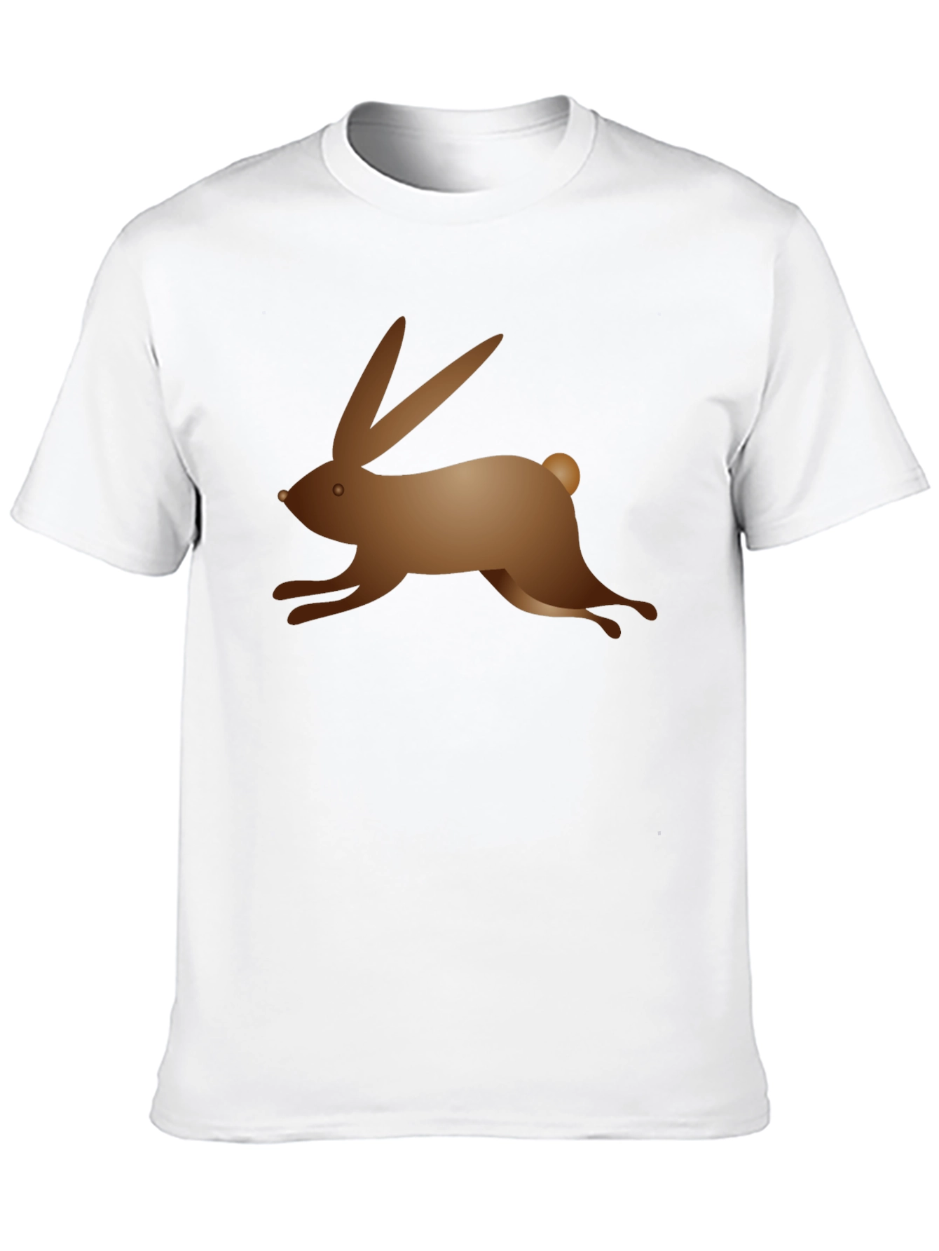 Black Black T-Shirt with Bunny Graphic view 10