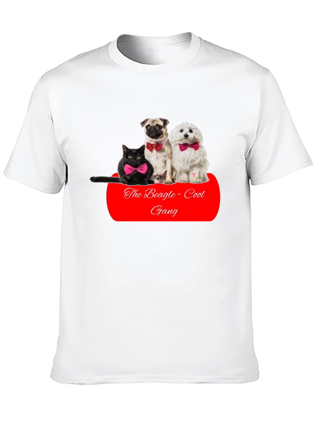 Black The Beagle-Cool Gang T-Shirt view 10