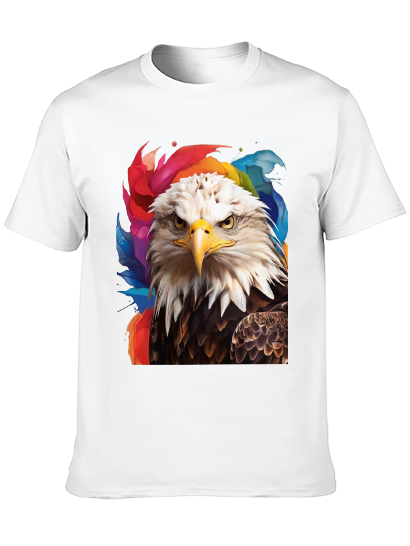 Black Bald Eagle Graphic Tee - Patriotic Style view 10
