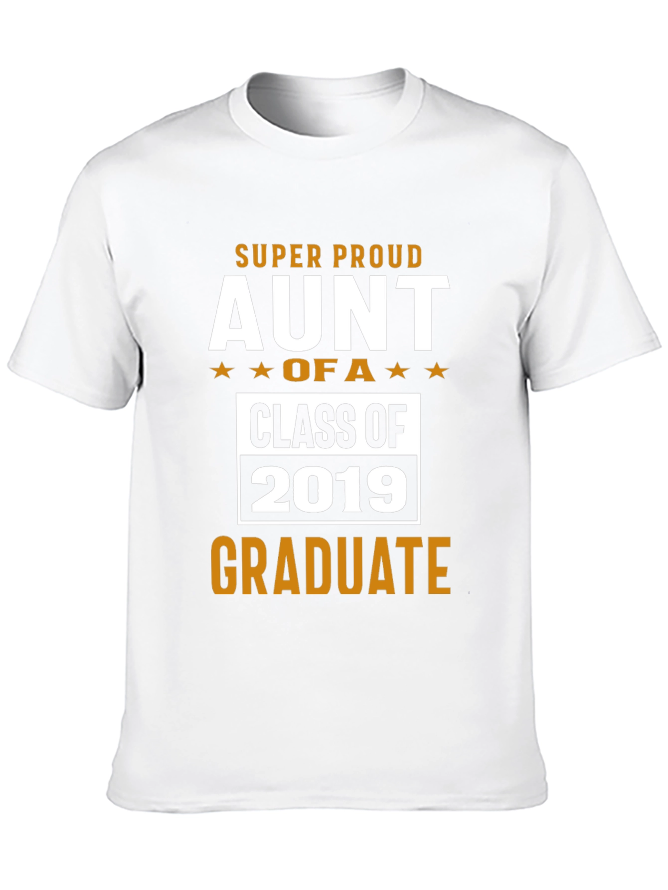 Black Super Proud Aunt of a 2019 Graduate T-Shirt view 10