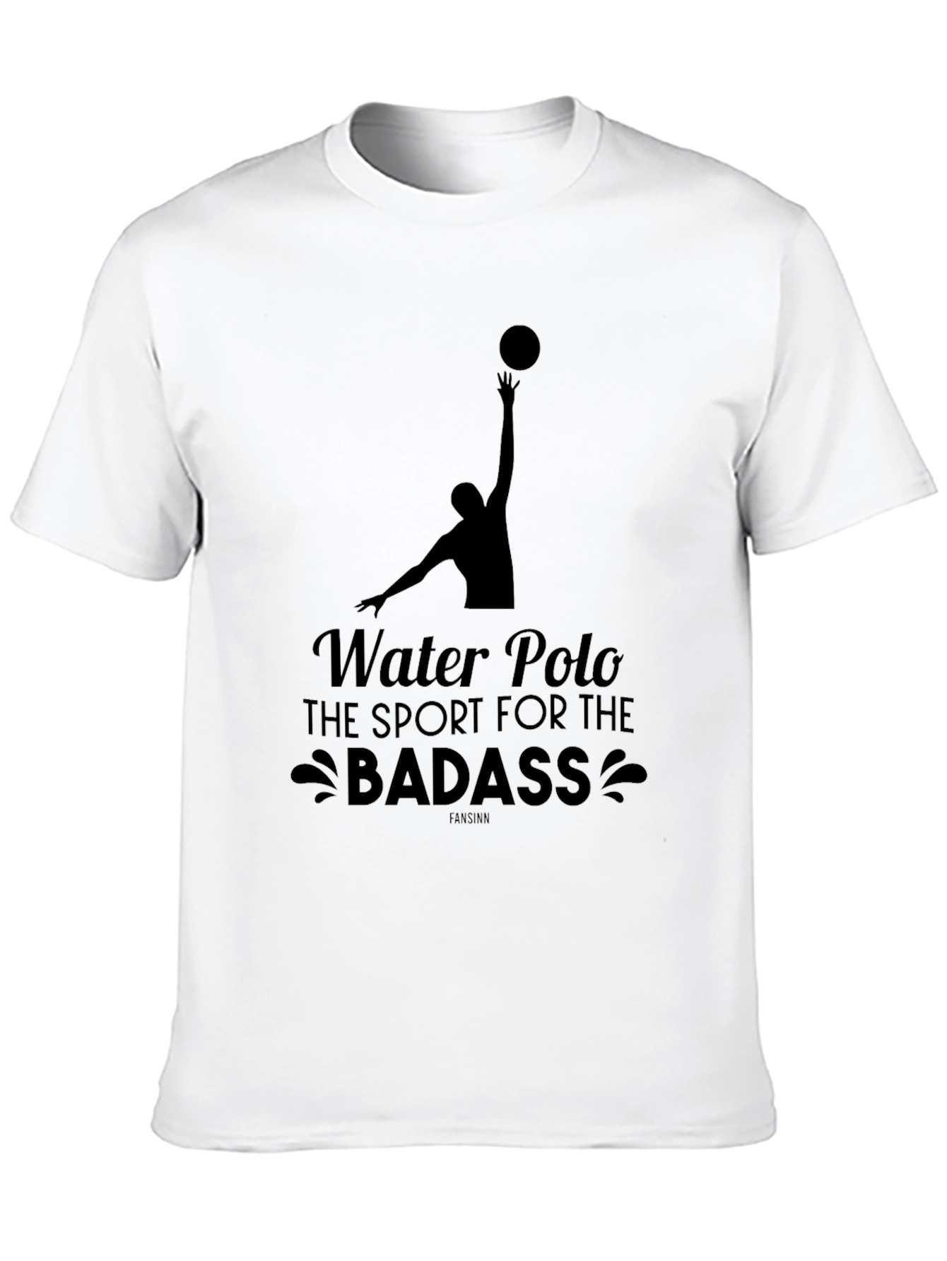Black Water Polo Badass Black T-Shirt view 10