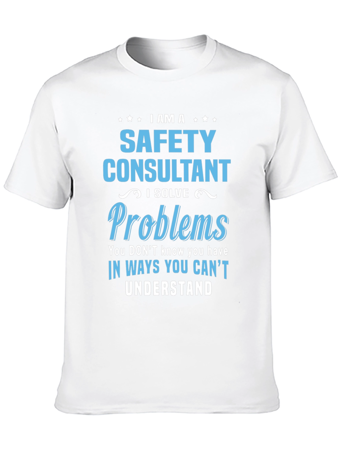 Black Safety Consultant T-Shirt - Problem Solver view 10