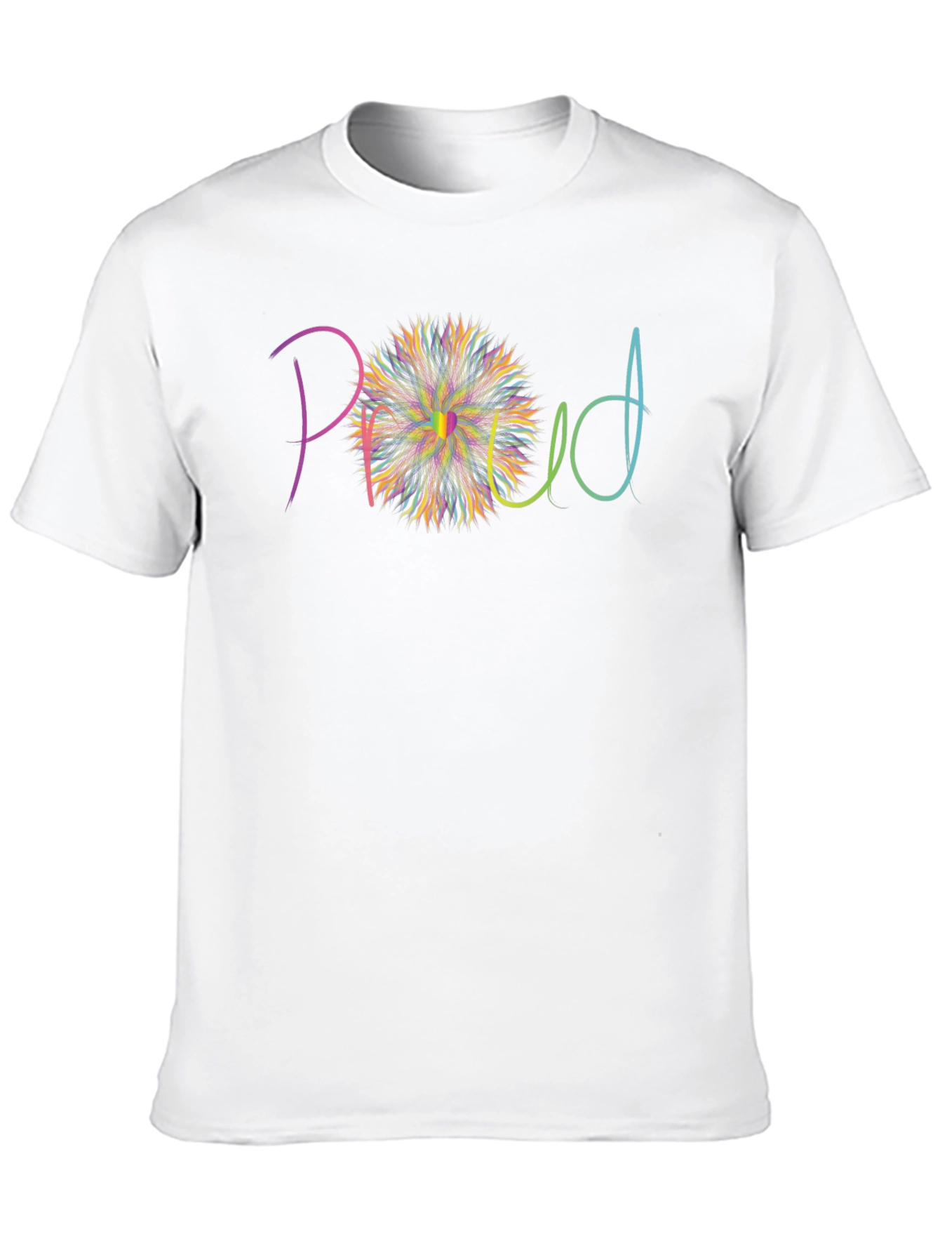 Black Proud Graphic T-Shirt - Black Cotton Blend view 10