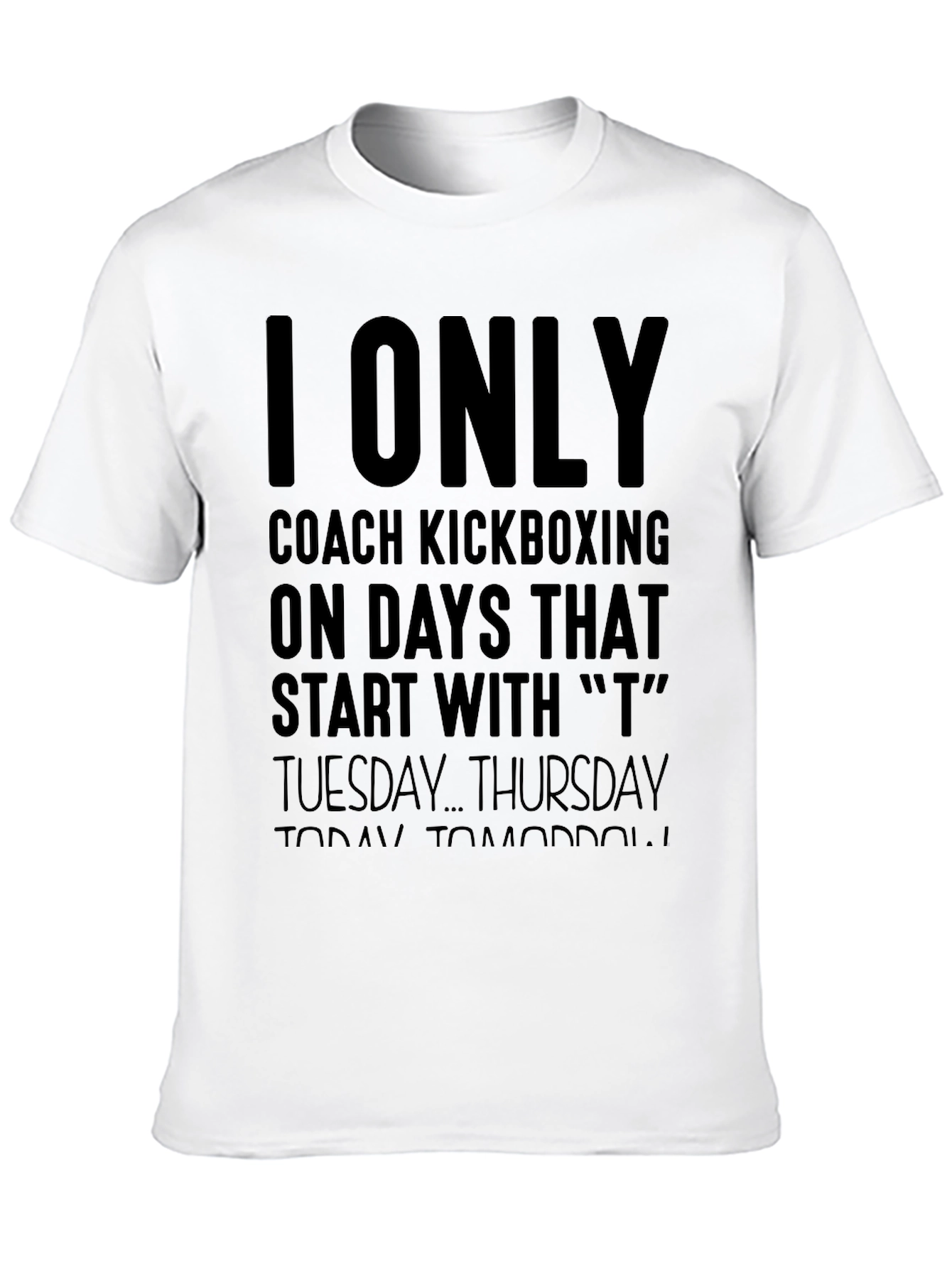 Black I Only Coach Kickboxing T-Shirt view 10