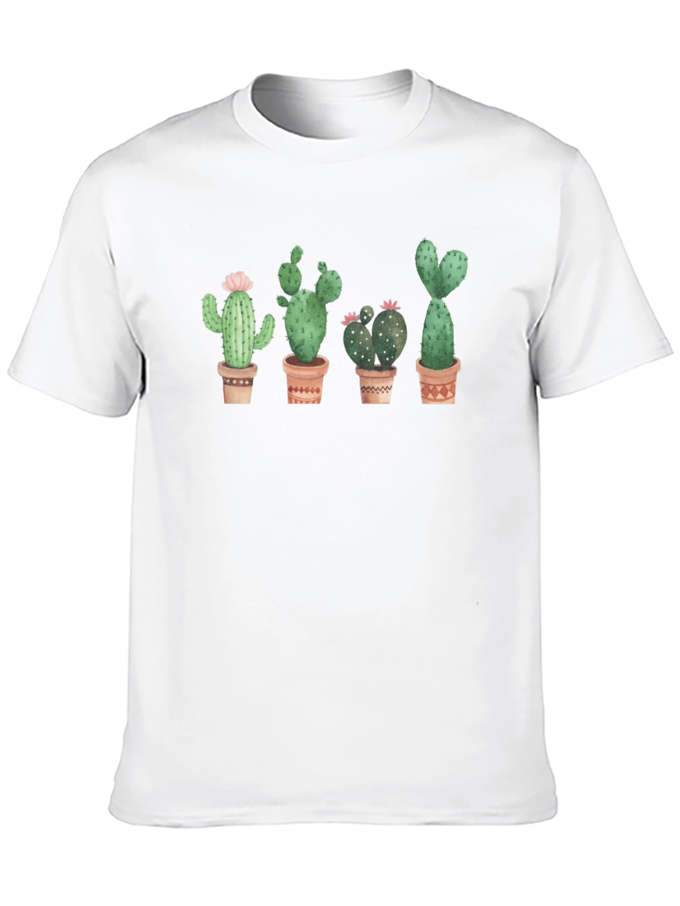 Black Cactus Plant Graphic Black T-Shirt view 10